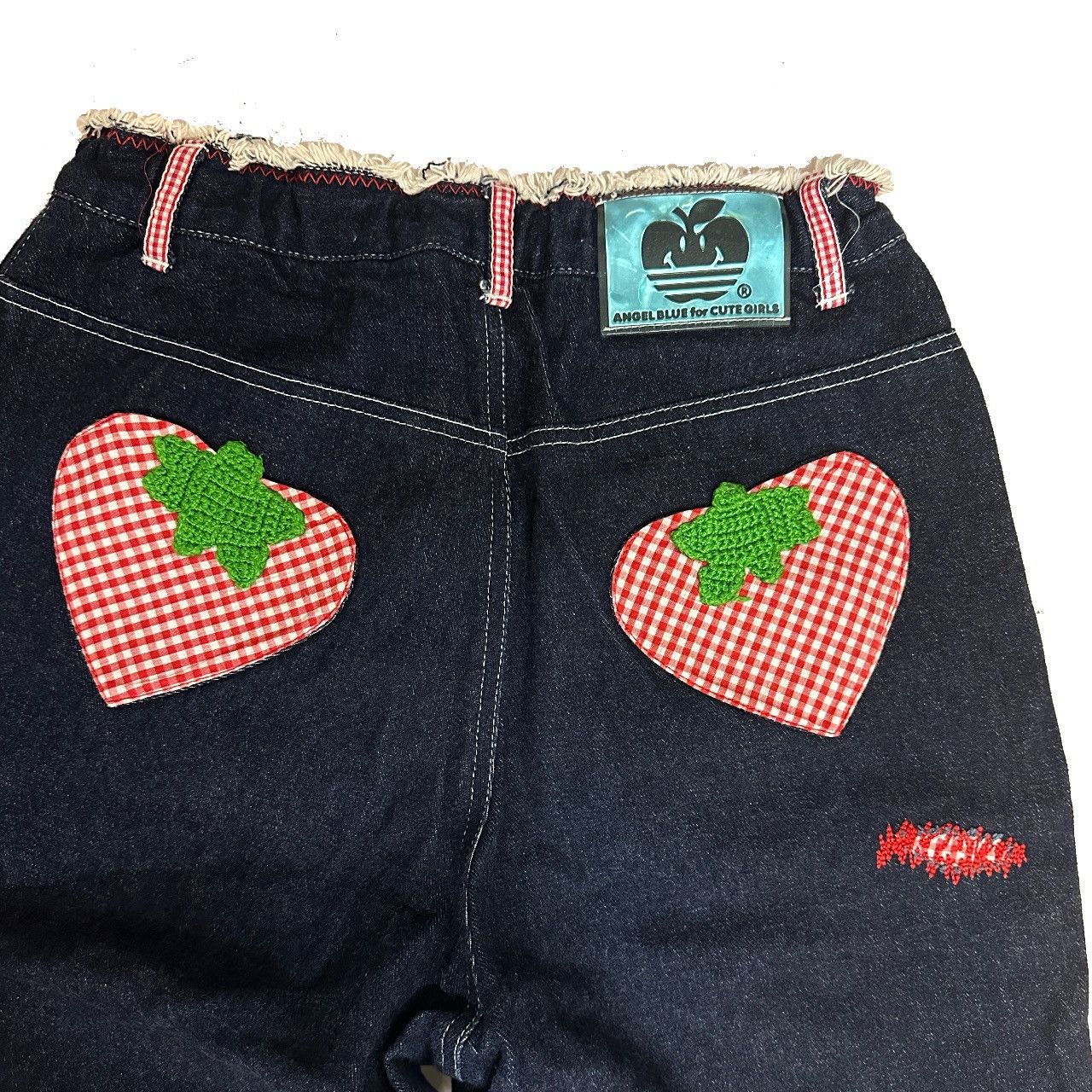 Angel Blue × Japanese Brand Vintage Angel Blue Strawberry Polka Dots Capri Pants Size US 27 - 4 Thumbnail