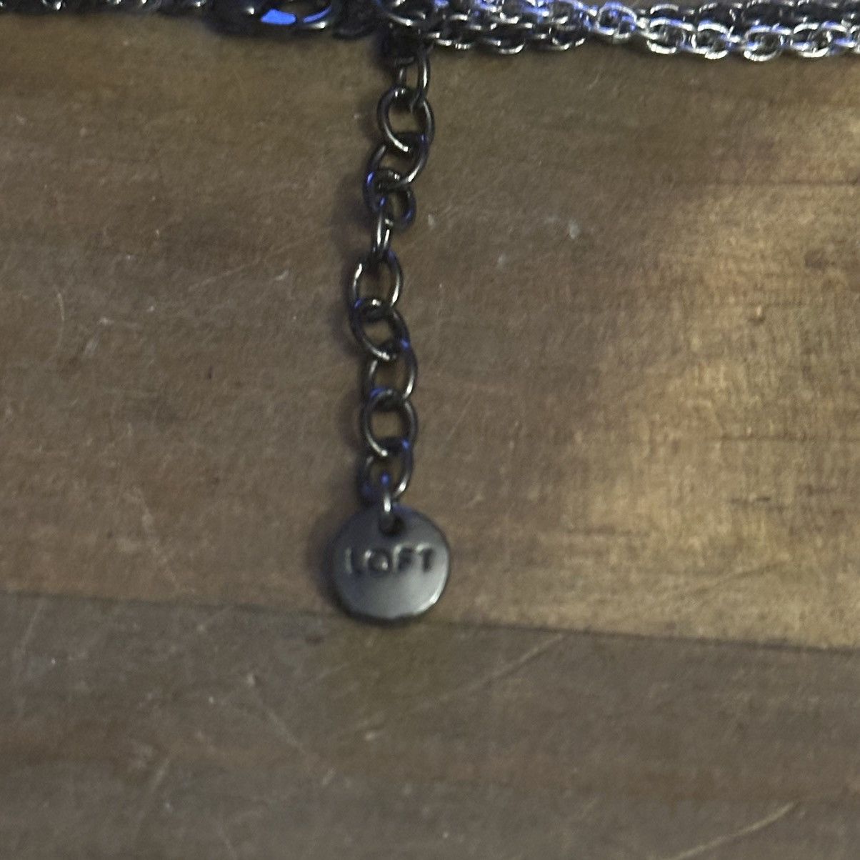 Loft Loft layered two tone crystal ball charm necklace Size ONE SIZE - 4 Thumbnail
