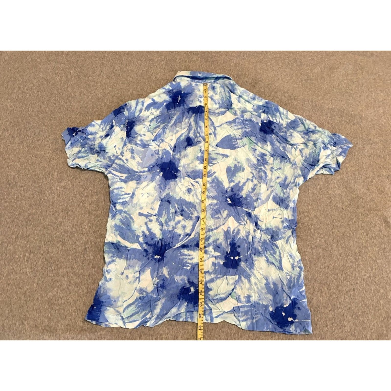 Jams World Jams World Hapuna Blue Short Sleeve Button-Up Shirt S Men Blue Rayon Button-Up Shirt Size US S / EU 44-46 / 1 - 6 Thumbnail