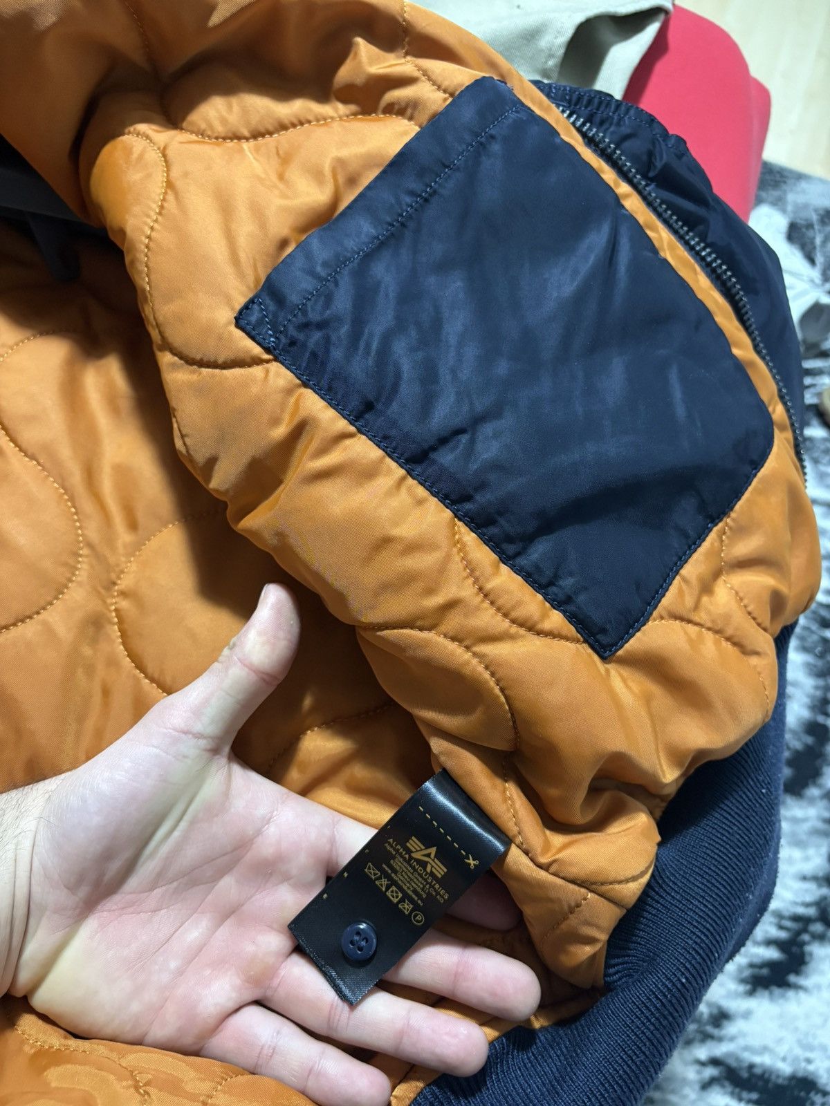 Alpha Industries Alpha Industries 45P Bomber Jacket Size US S / EU 44-46 / 1 - 7 Thumbnail