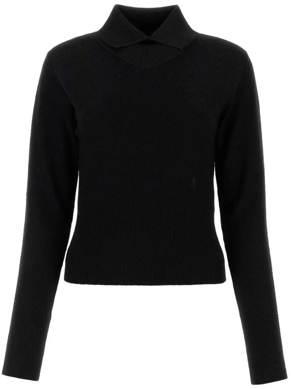 Jil Sander o1y1025 Turtleneck Sweater in Midnight Blue/Black Size M / US 6-8 / IT 42-44 - 1 Thumbnail