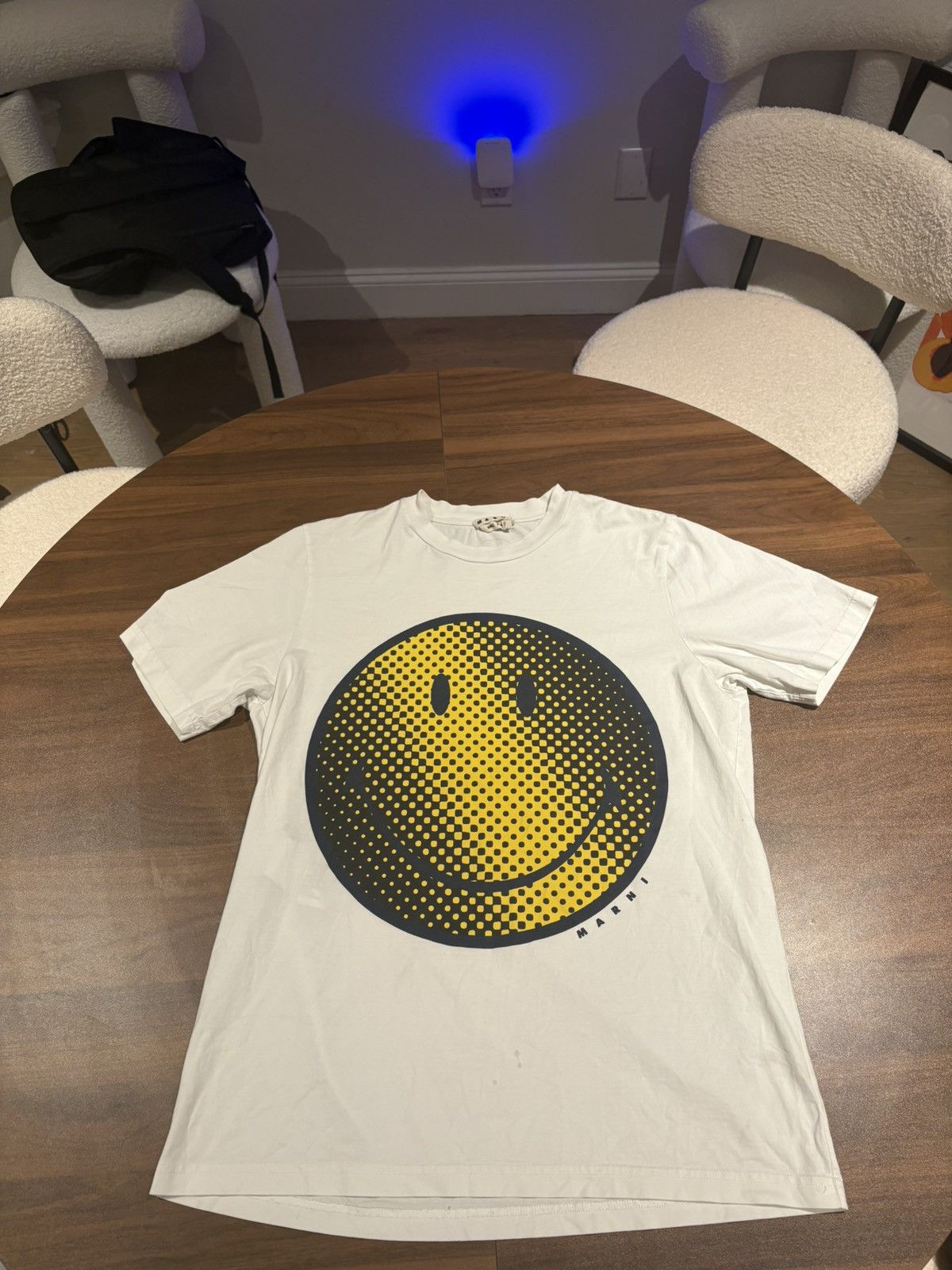 Marni Marbi x smiley tee size 50 Size US M / EU 48-50 / 2 - 1 Thumbnail