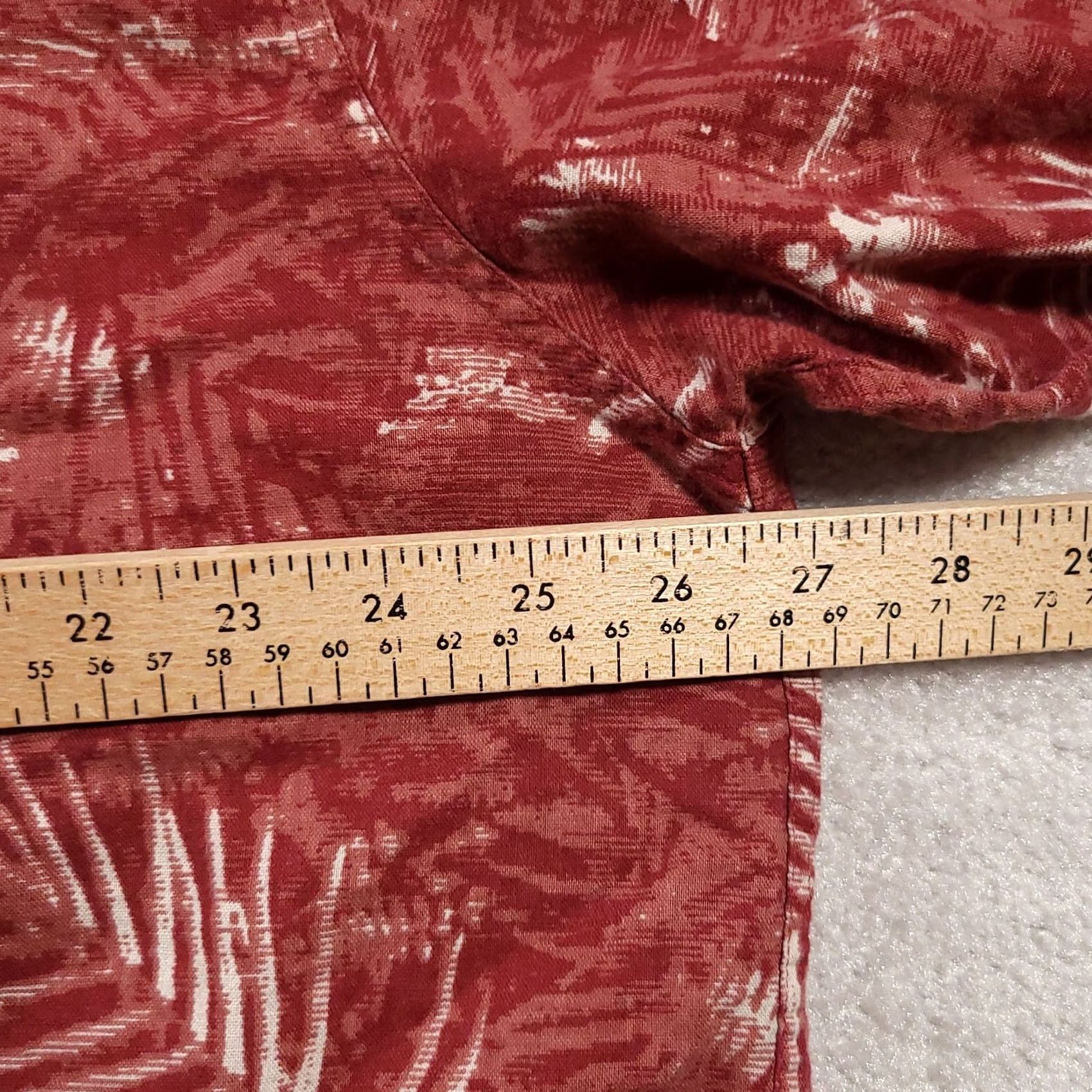 Vintage VINTAGE Covington Men's Hawaiian Shirt XL Red Floral Linen Blend Short Sleeve Size US XL / EU 56 / 4 - 4 Thumbnail