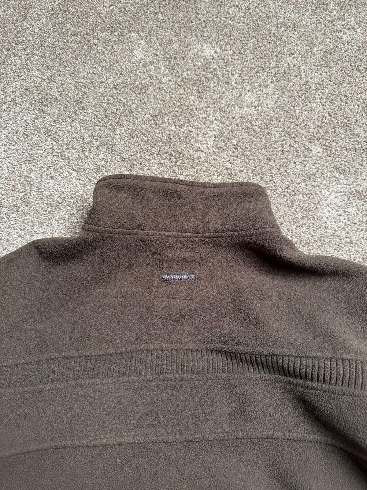 Point Zero POINT ZERO ORANGE LABEL “MOSS” Y2K STYLE FLEECE QUARTER ZIP Size US L / EU 52-54 / 3 - 6 Thumbnail