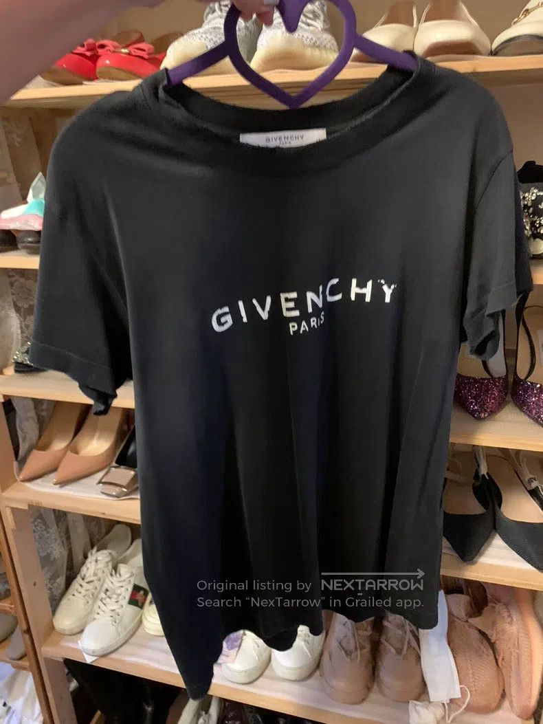 Givenchy Givenchy Distressed Slim Fit T-Shirt Size US M / EU 48-50 / 2 - 1 Thumbnail