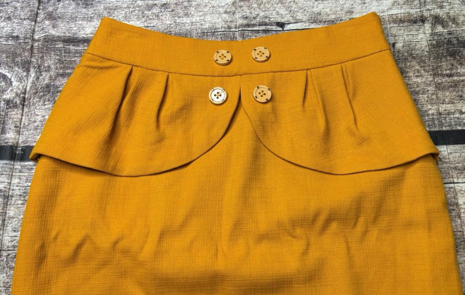 Other Anthropologie Leifsdottir Skirt Womens 10 Wool Satin Lining Size 32" / US 10 / IT 46 - 4 Thumbnail