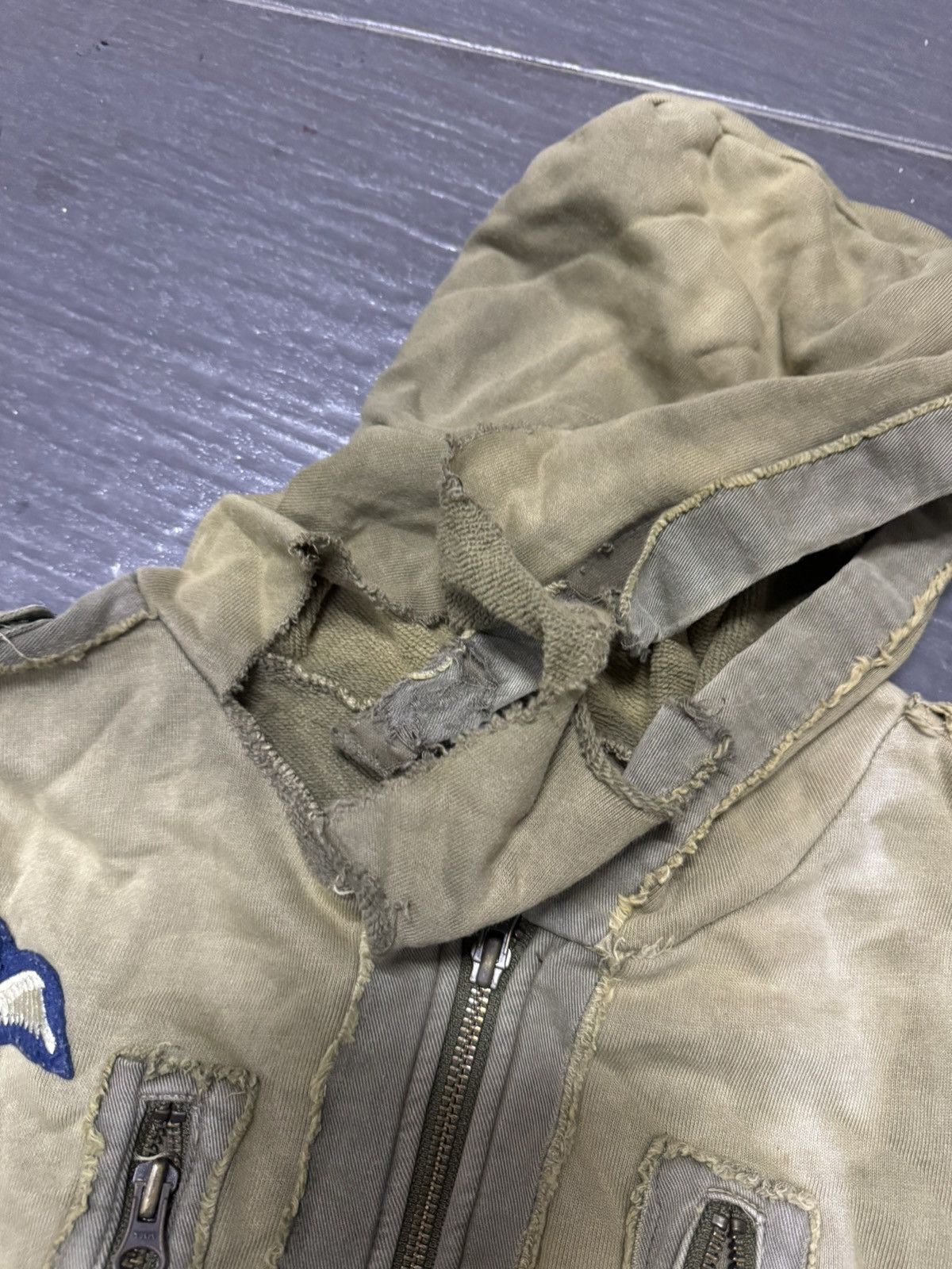 Other HOUSTON ARME DISTRESED STYLE MILITARY JACKET Size US M / EU 48-50 / 2 - 4 Thumbnail