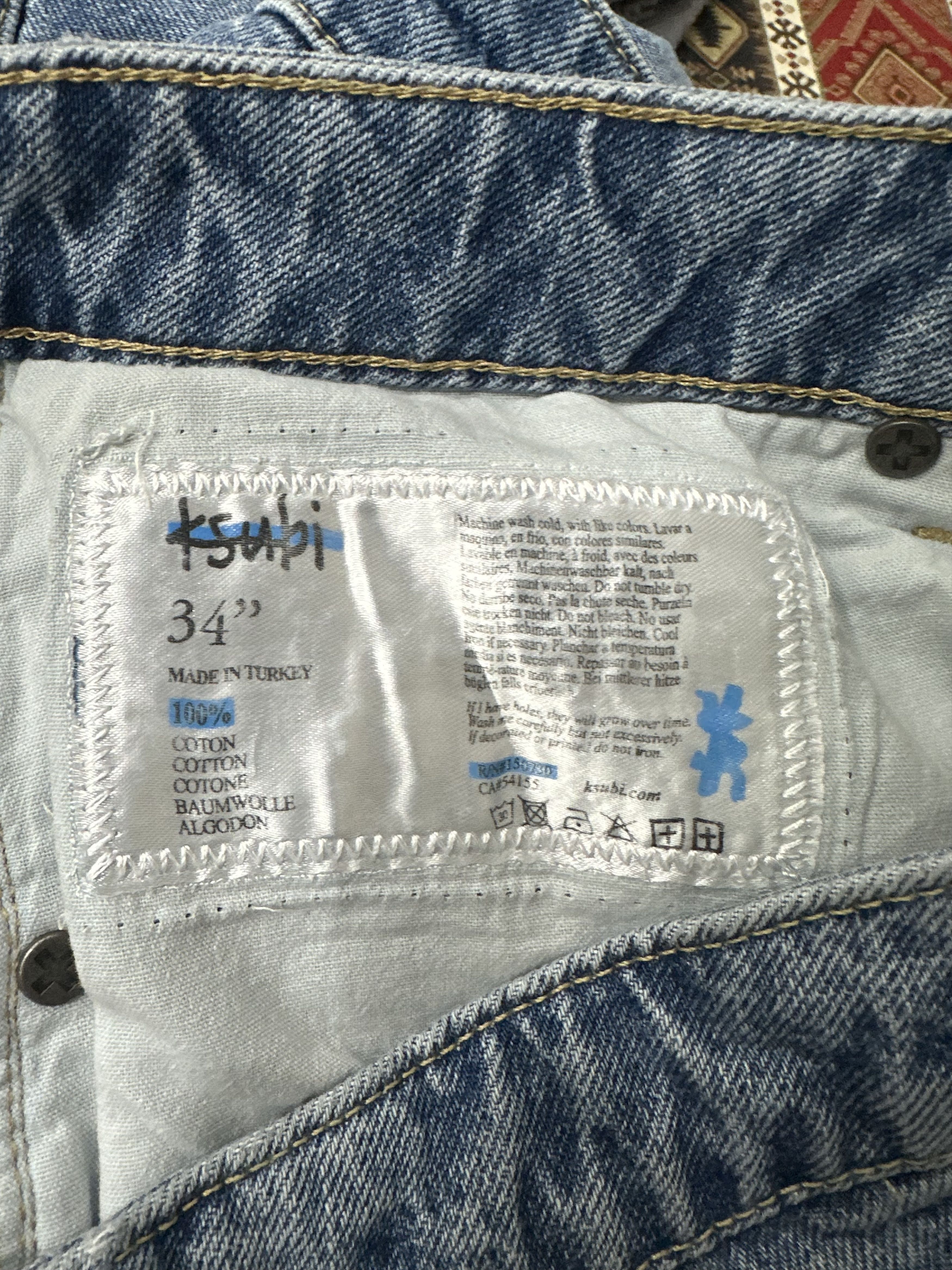Ksubi Ksubi Denim Shorts Blue Size 34 RARE Size US 34 / EU 50 - 7 Thumbnail