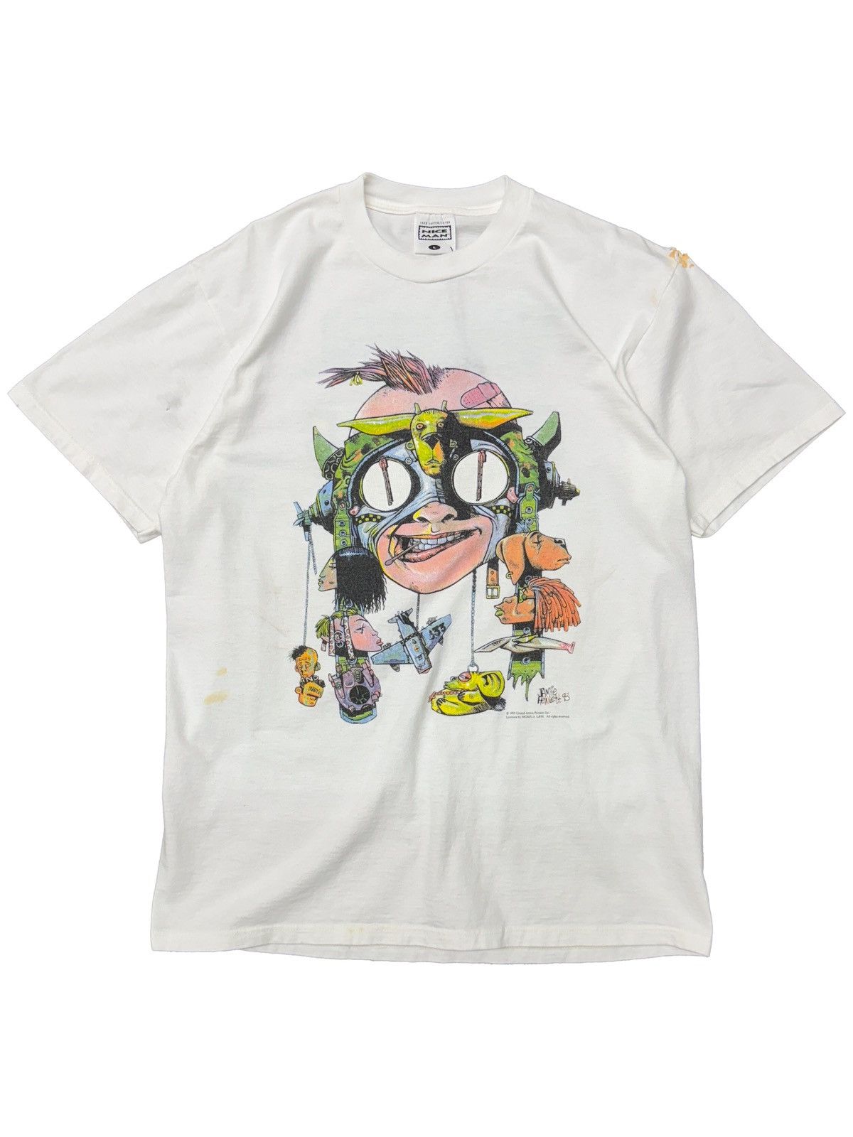 Designer × Vintage 1995 Tank Girl “Bollocks To This” Comic Art T-Shirt Size US L / EU 52-54 / 3 - 2 Thumbnail