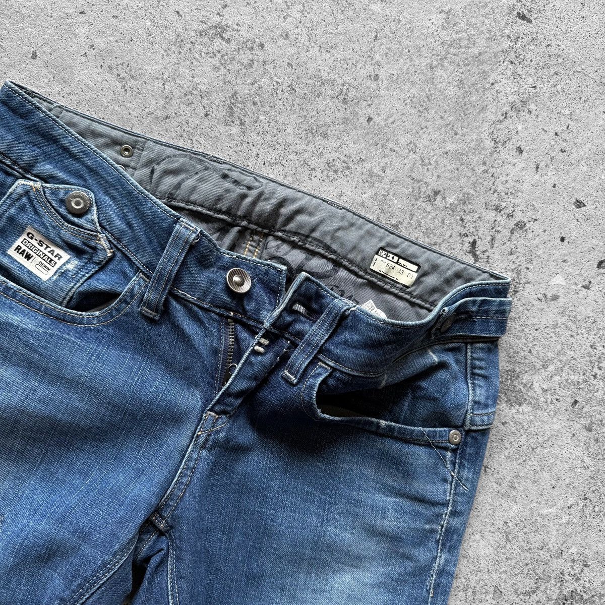 G-Star G-Star Raw Womens Decenter Tapered Blue Denim Jeans Regular Size 27" / US 4 / IT 40 - 3 Thumbnail