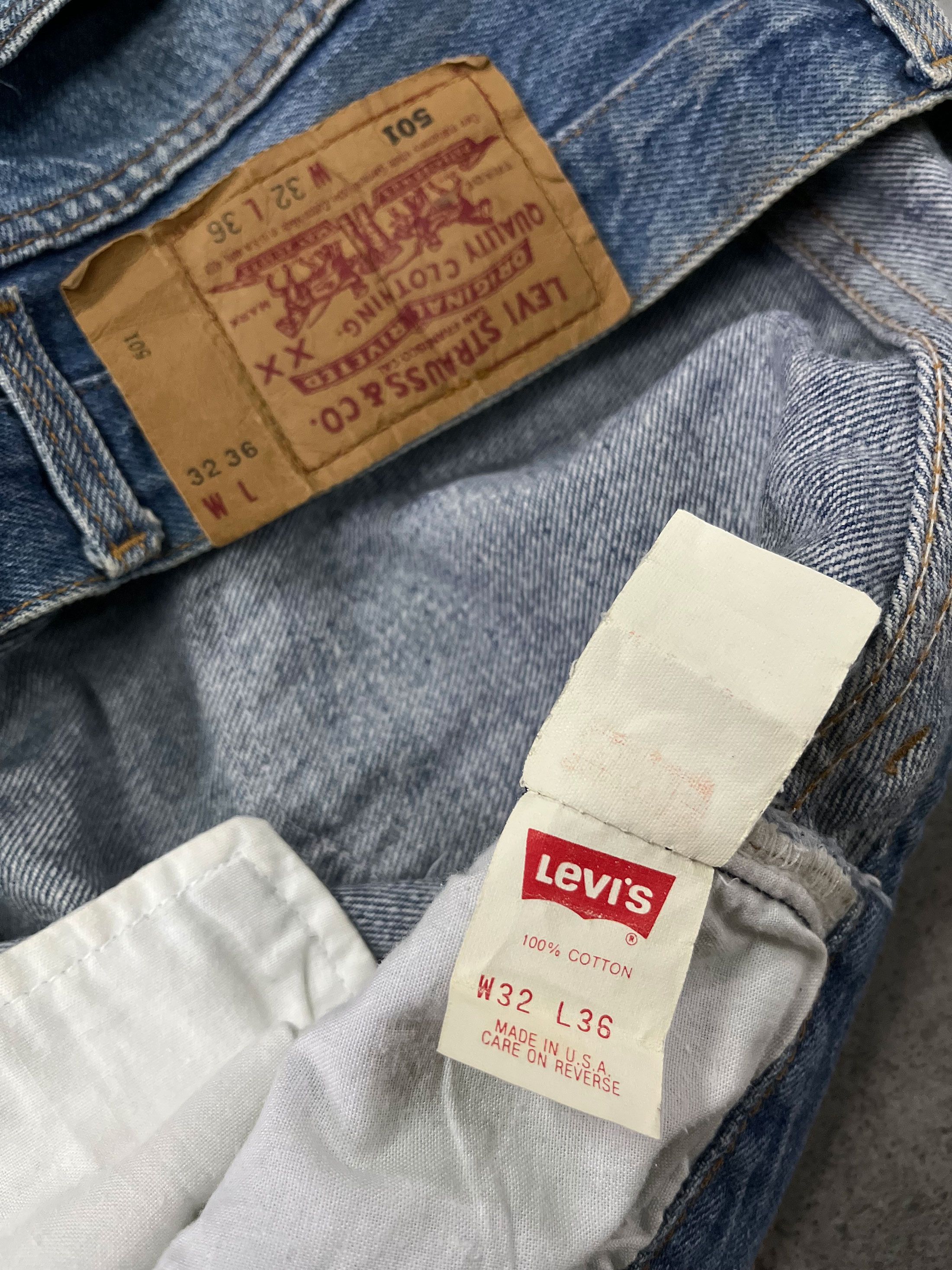 Levi's Vintage Clothing Vintage Levis 501 Stone Wash Size US 30 / EU 46 - 3 Thumbnail