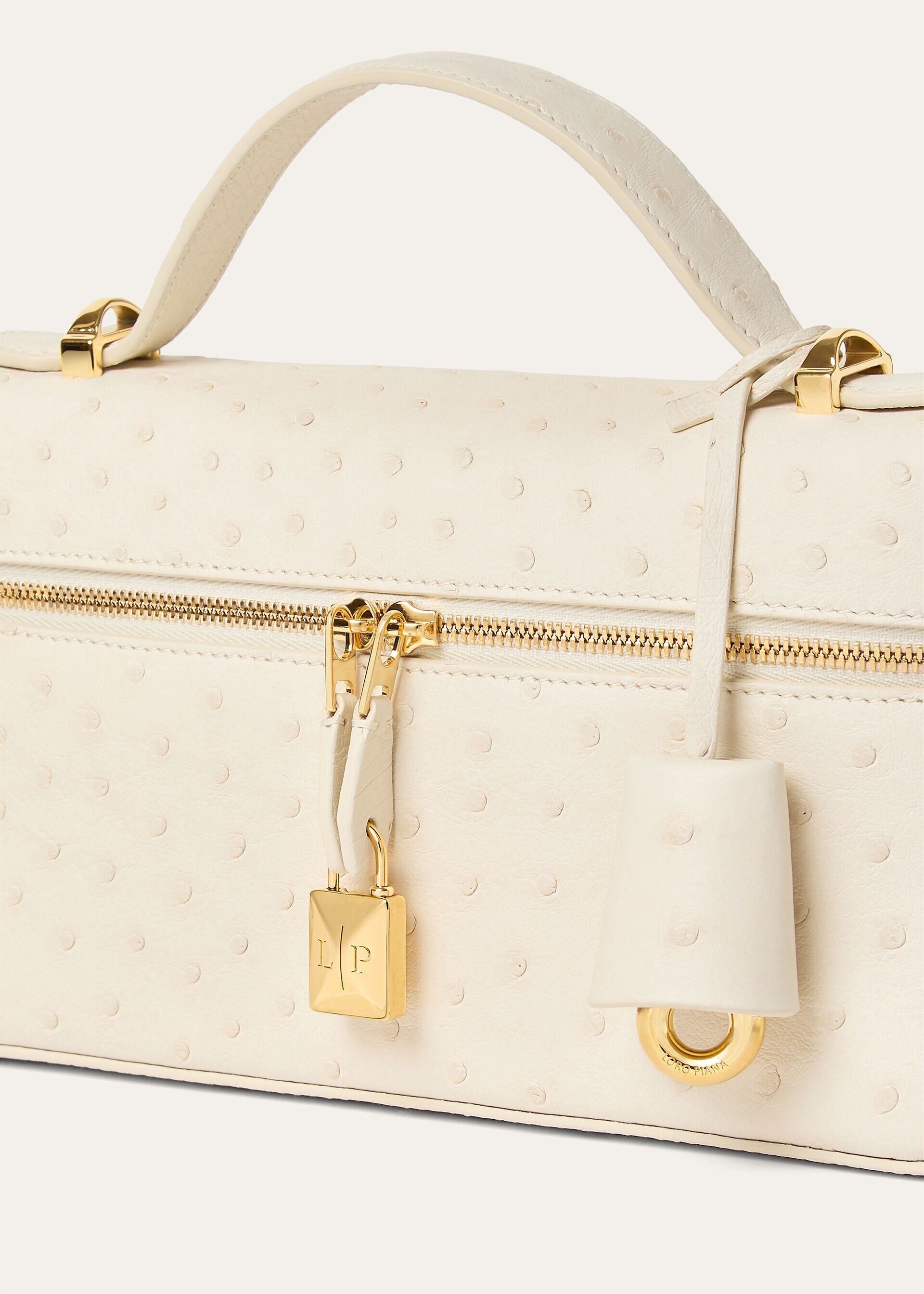 Loro Piana os11x0426 FAQ2180 Size: OS / L23 Extra Crossbody Bag White Size ONE SIZE - 5 Thumbnail