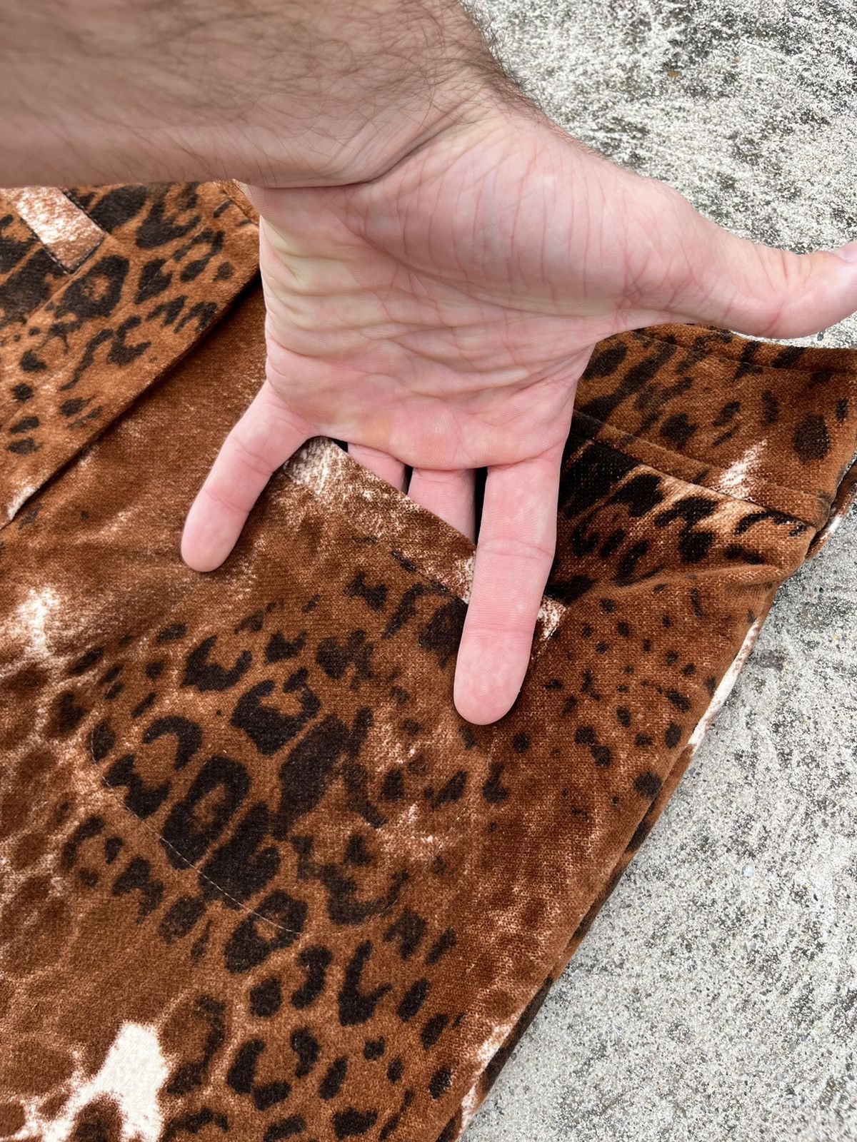 If Six Was Nine × Vintage Rare Vintage 90’s Lea Rome Leopard Print Flared Pants Size 28" / US 6 / IT 42 - 5 Thumbnail