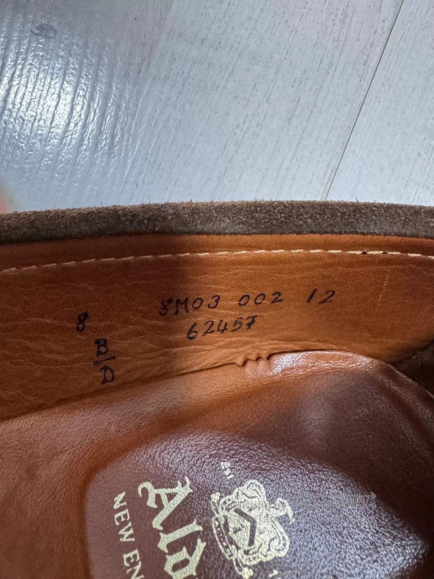 Vintage Brown Suede Penny Loafers. Size US 8 / EU 41 - 3 Thumbnail