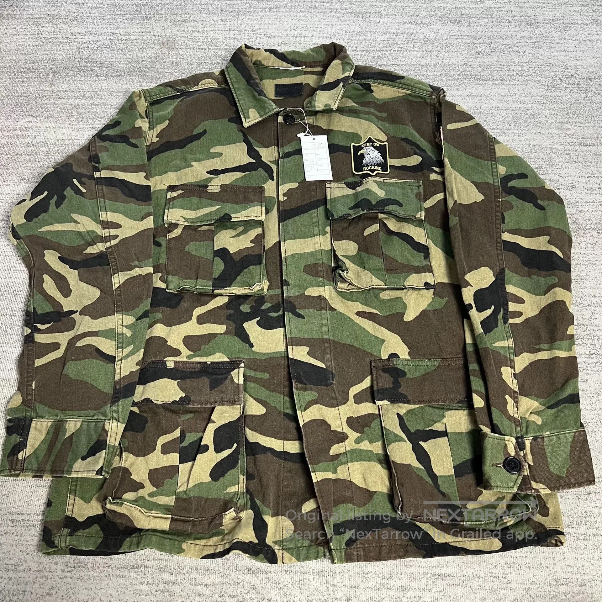 Saint Laurent Paris Saint Laurent Camouflage Utility Jacket. Size US M / EU 48-50 / 2 - 1 Thumbnail