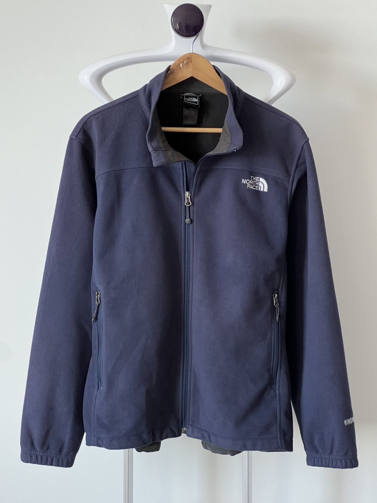 The North Face × Vintage The North Face vintage fleece windwall zip up jacket Size US L / EU 52-54 / 3 - 1 Thumbnail
