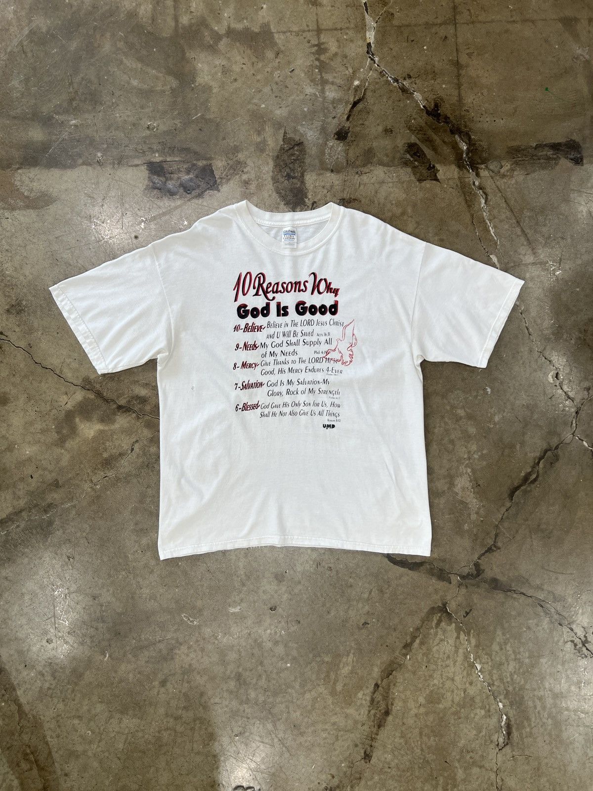 Vintage Vintage God is Good 10 Reason Why Religious Jesus Tee XL Size US XL / EU 56 / 4 - 3 Thumbnail