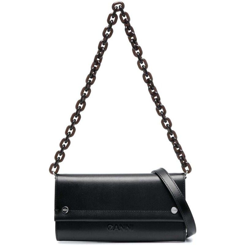 image of Ganni Crossbody Bag in Black, Women's