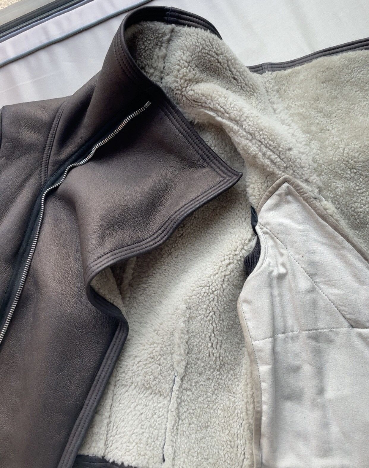 Rick Owens Rick Owens Classic Short Leather Jacket2412-Nextarrow Size US XXS / EU 40 - 3 Thumbnail