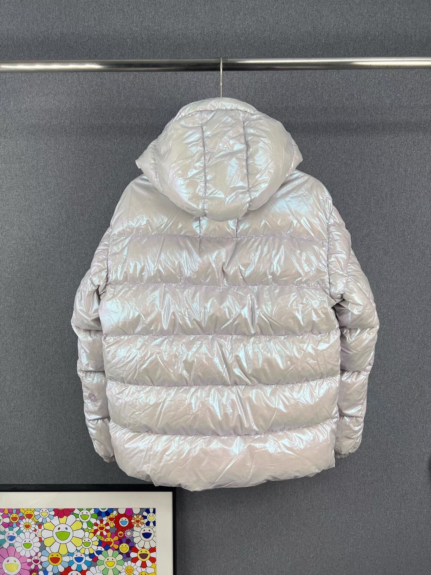 Moncler MONCLER × ALYX Iridescent Hooded Down Jacket K1 Size US M / EU 48-50 / 2 - 2 Thumbnail
