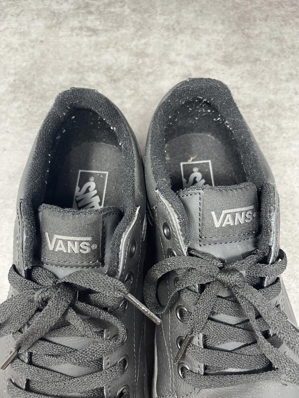 Vans Vans Seldan Shoes Mens Size 8 Black Leather Sneakers Size US 8 / EU 41 - 9 Thumbnail