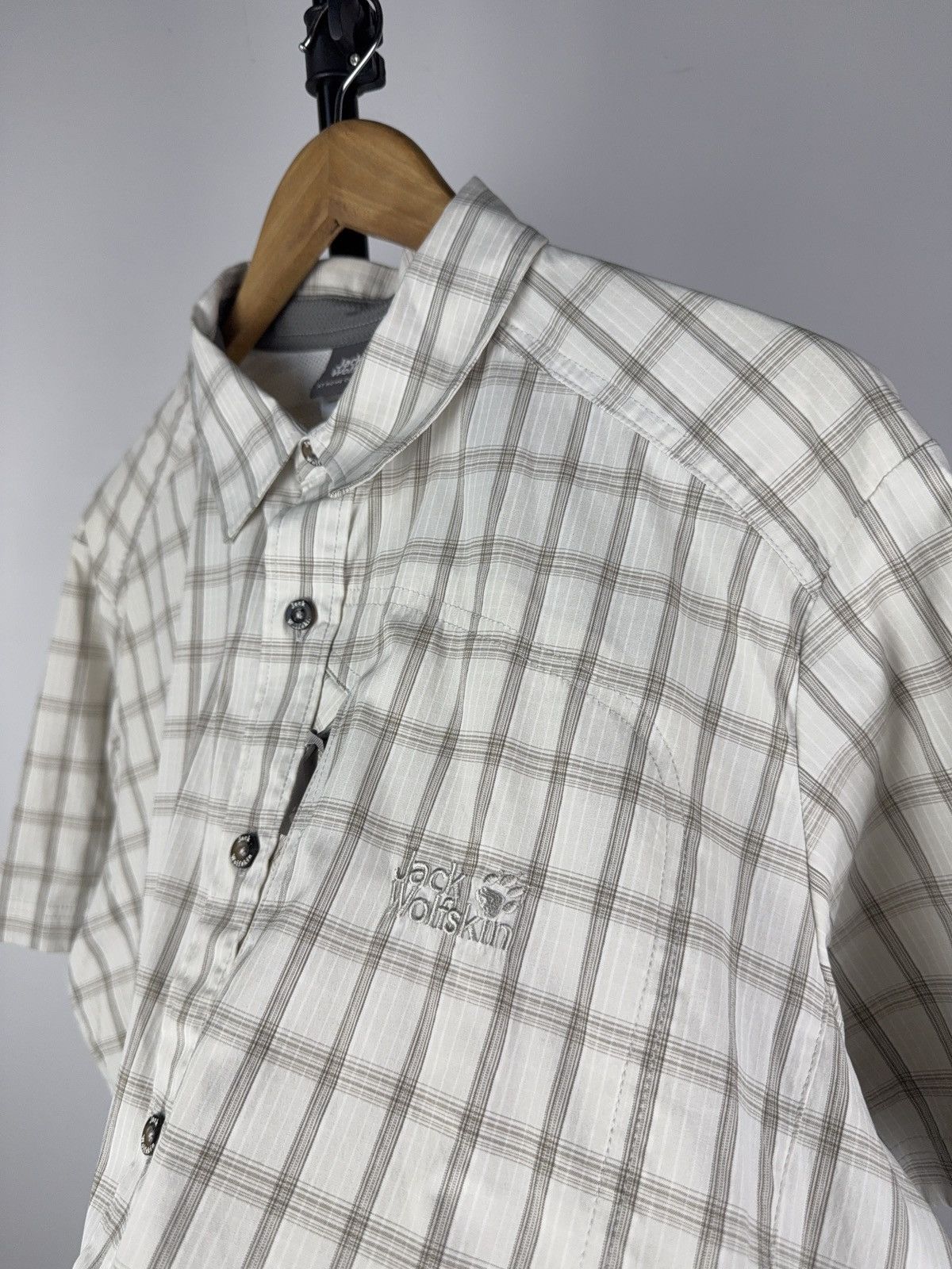 Jack Wolfskin Vintage 00s Outdoor Jack Wolfskin short sleeve Shirt Size US XL / EU 56 / 4 - 4 Thumbnail