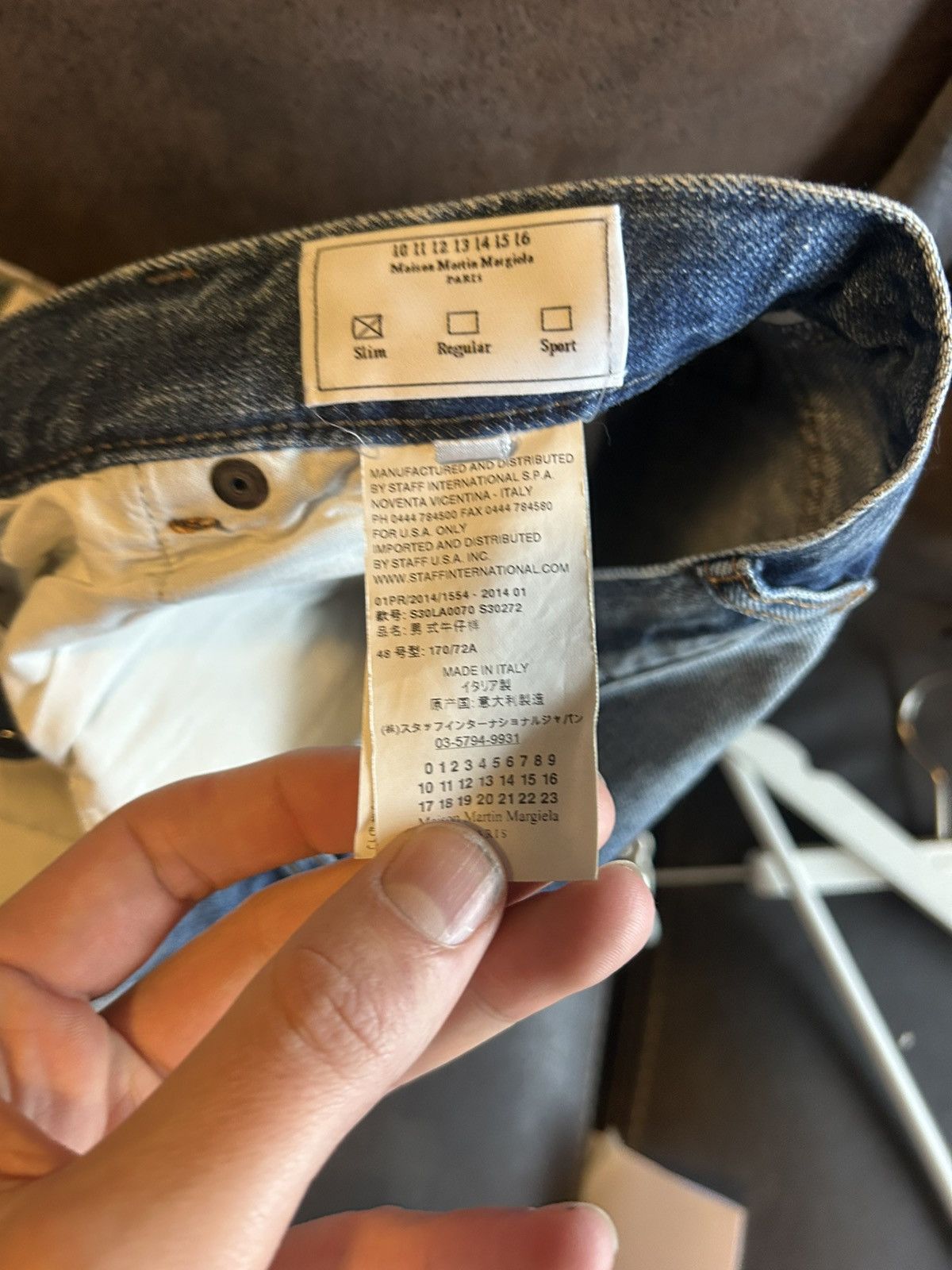 Maison Margiela Maison Martin Margiela Line 10 Slim Jeans - Size 48 Size US 32 / EU 48 - 13 Thumbnail