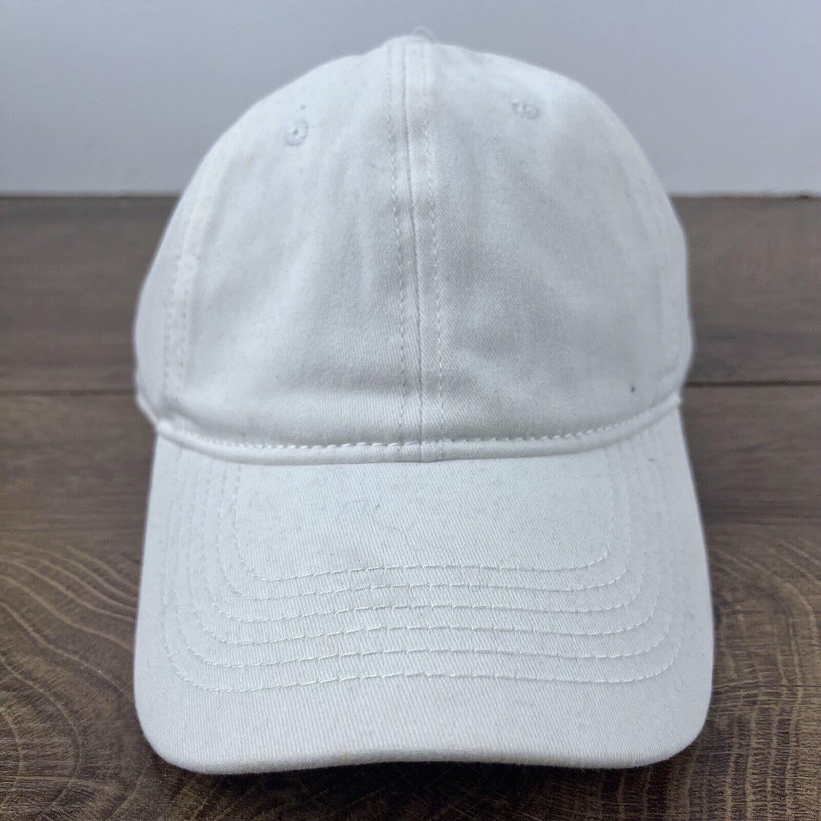 Other Plain White Running Hat Athletic White Cap Hat Adjustable Ha Size ONE SIZE - 6 Thumbnail