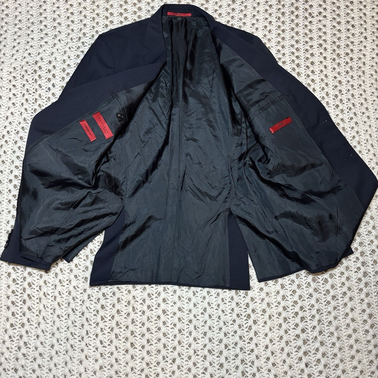 Hugo Boss Hugo Boss Diesselstrasse Slim Fit Suit Jacket Navy sz 38R W3 Size 38R - 5 Thumbnail