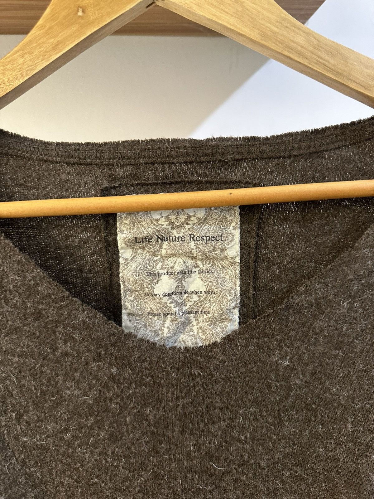 14th Addiction G.O.A “Life Nature Respect” Tussah Fur Knit Sweater Size US M / EU 48-50 / 2 - 4 Thumbnail