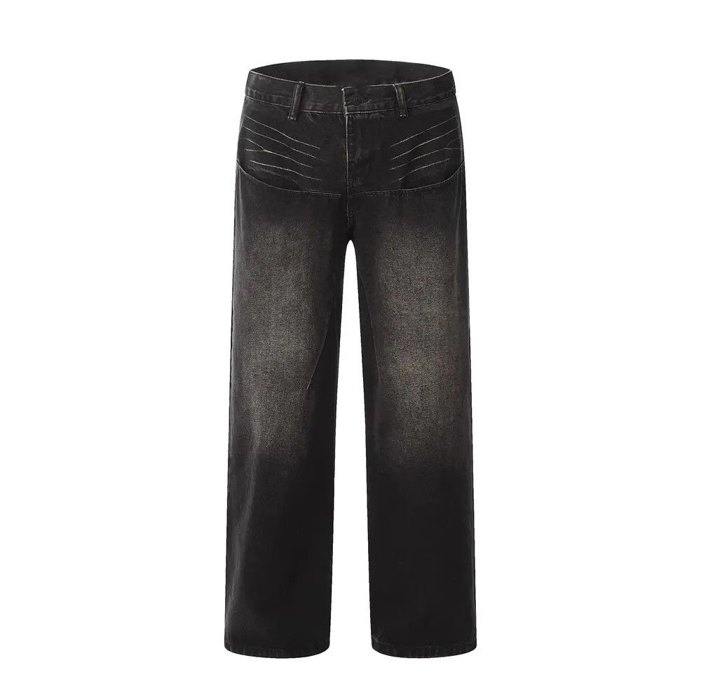 Japanese Brand × Jean Black Baggy Denim Jeans Size US 32 / EU 48 - 4 Thumbnail