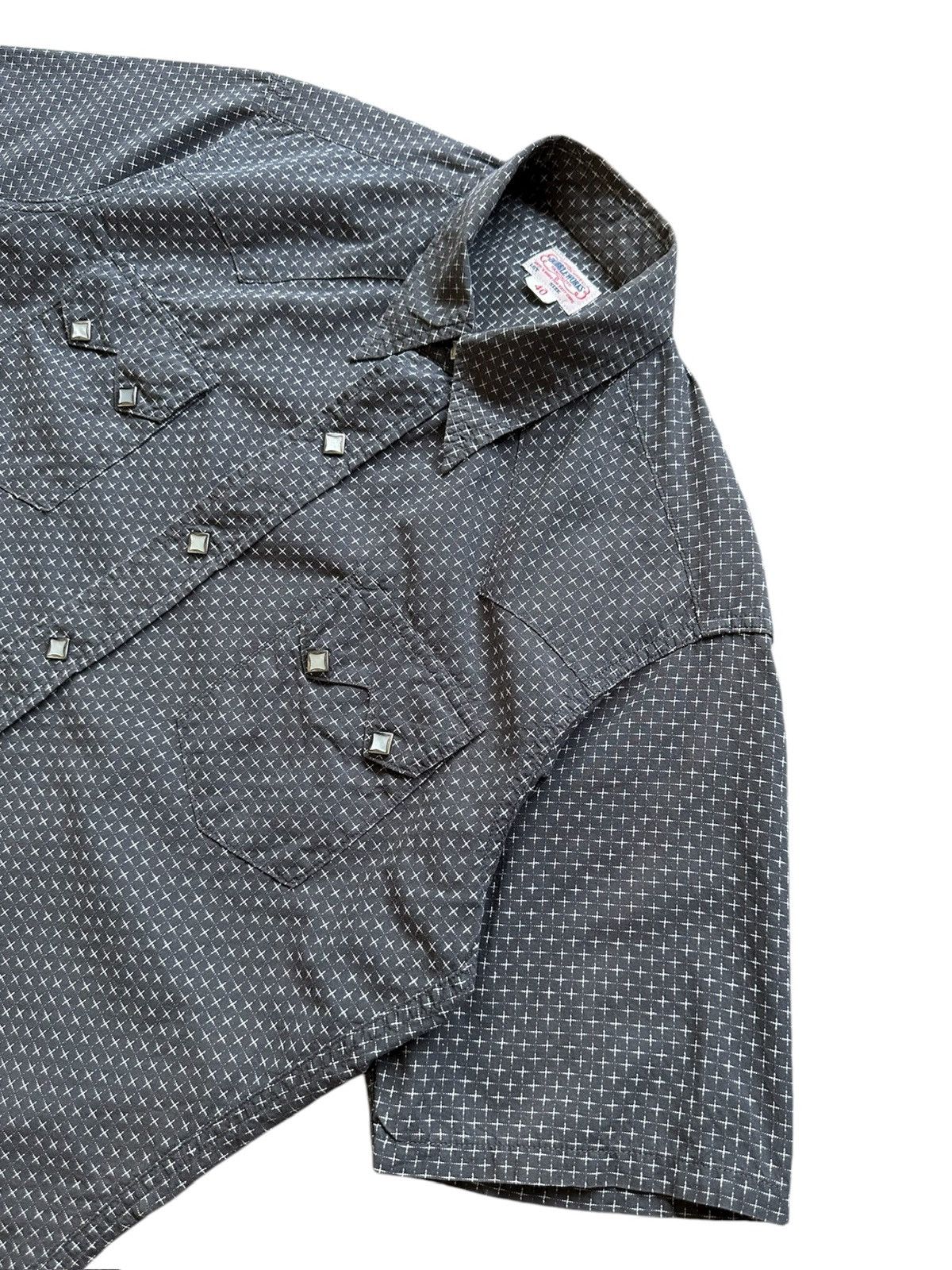 Warehouse & Co. 2010’s Doubleworks by Warehaouse sashiko western shirt Size US M / EU 48-50 / 2 - 3 Thumbnail