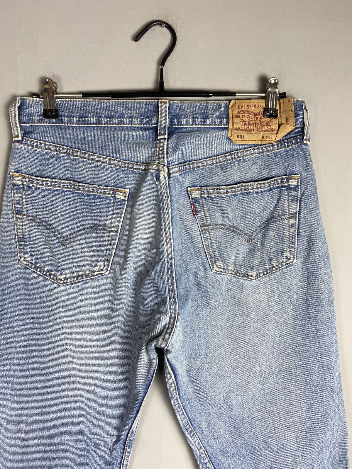 Levi's Vintage 90s Levi’s 501 jeans denim Size US 34 / EU 50 - 2 Thumbnail