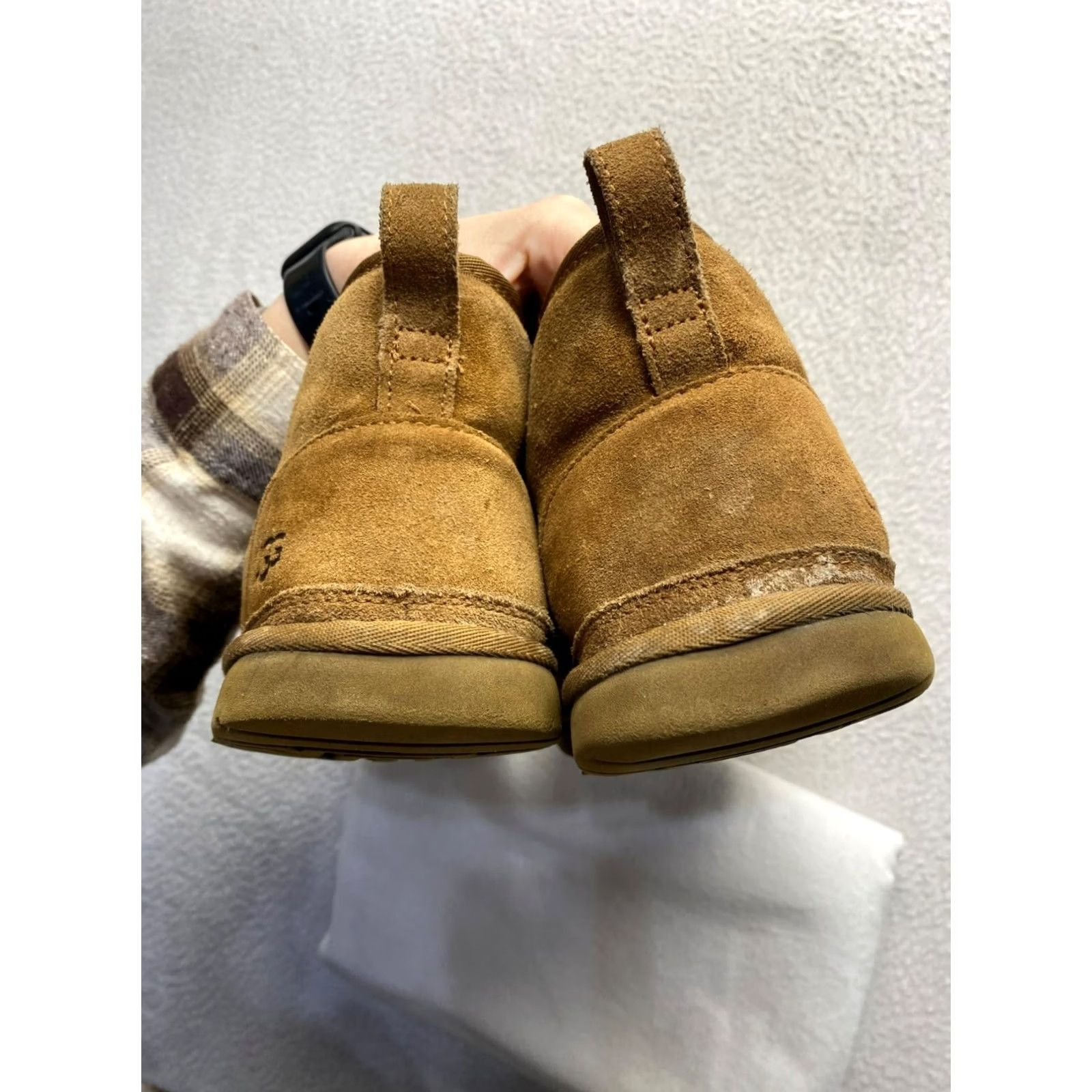 Ugg UGG Mens Suede Shearling Lined Lace-Up Chukka Boots #7271 Size US 11 / EU 44 - 8 Thumbnail