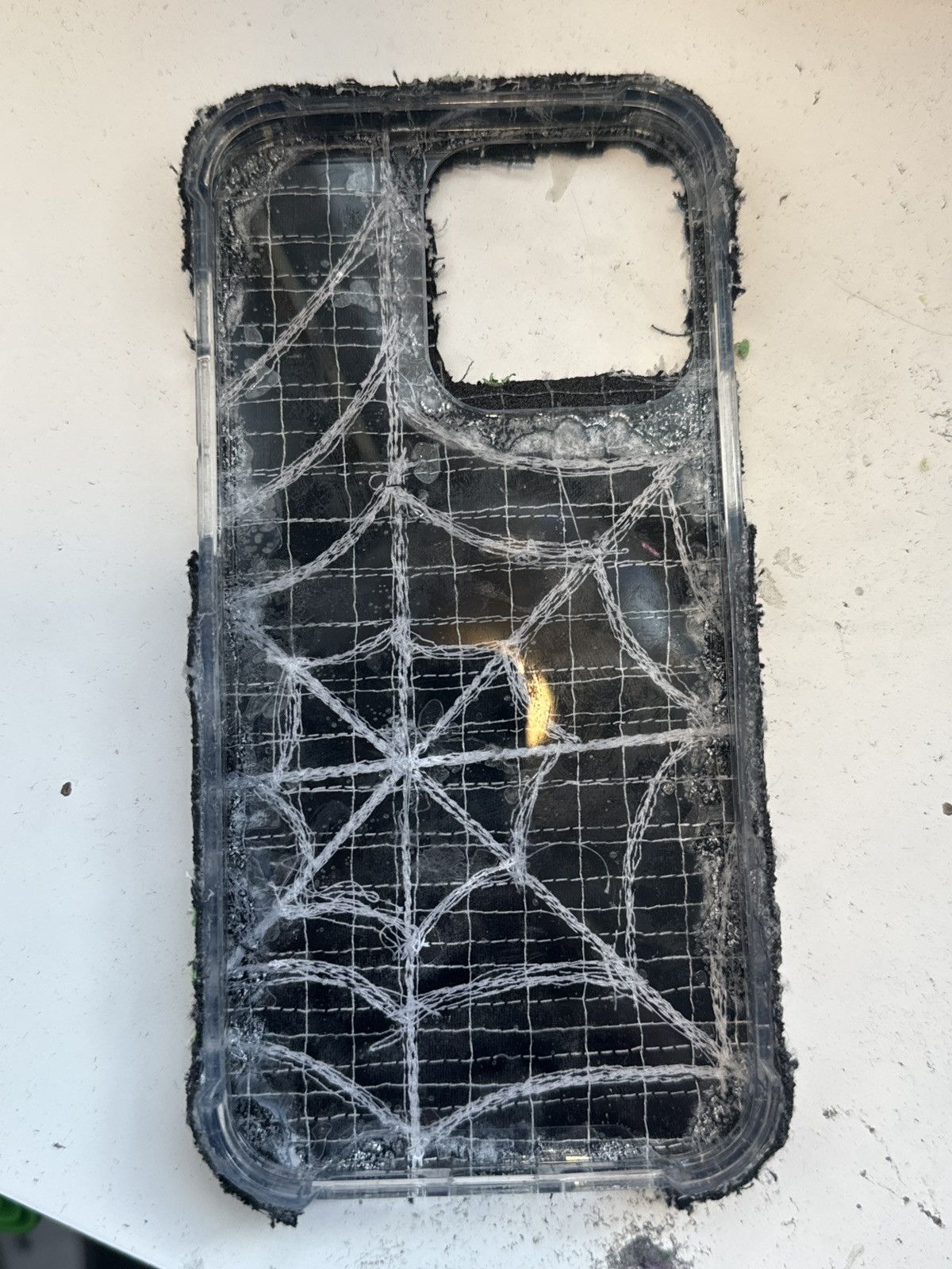 Japanese Brand Spiderweb Boro Iphone Case Size ONE SIZE - 5 Thumbnail