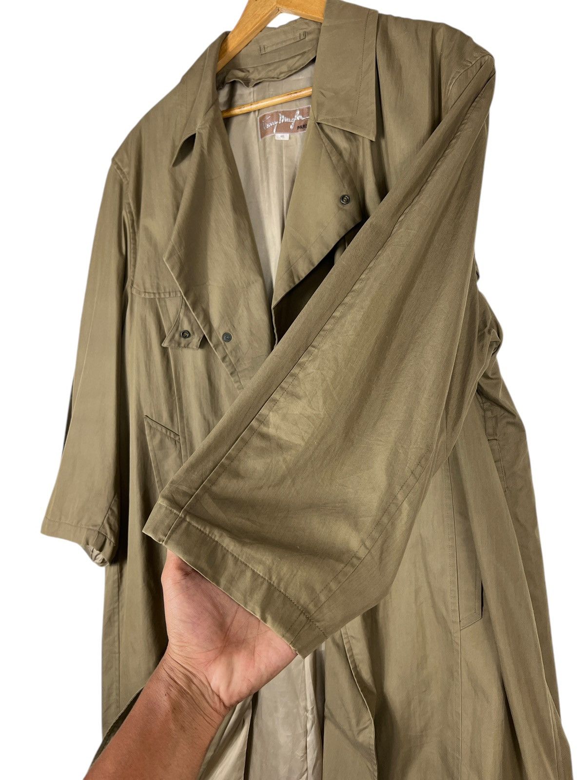 Mugler 💥 80s 90s Thierry Mugler Paris Trench Coat Size US M / EU 48-50 / 2 - 10 Thumbnail