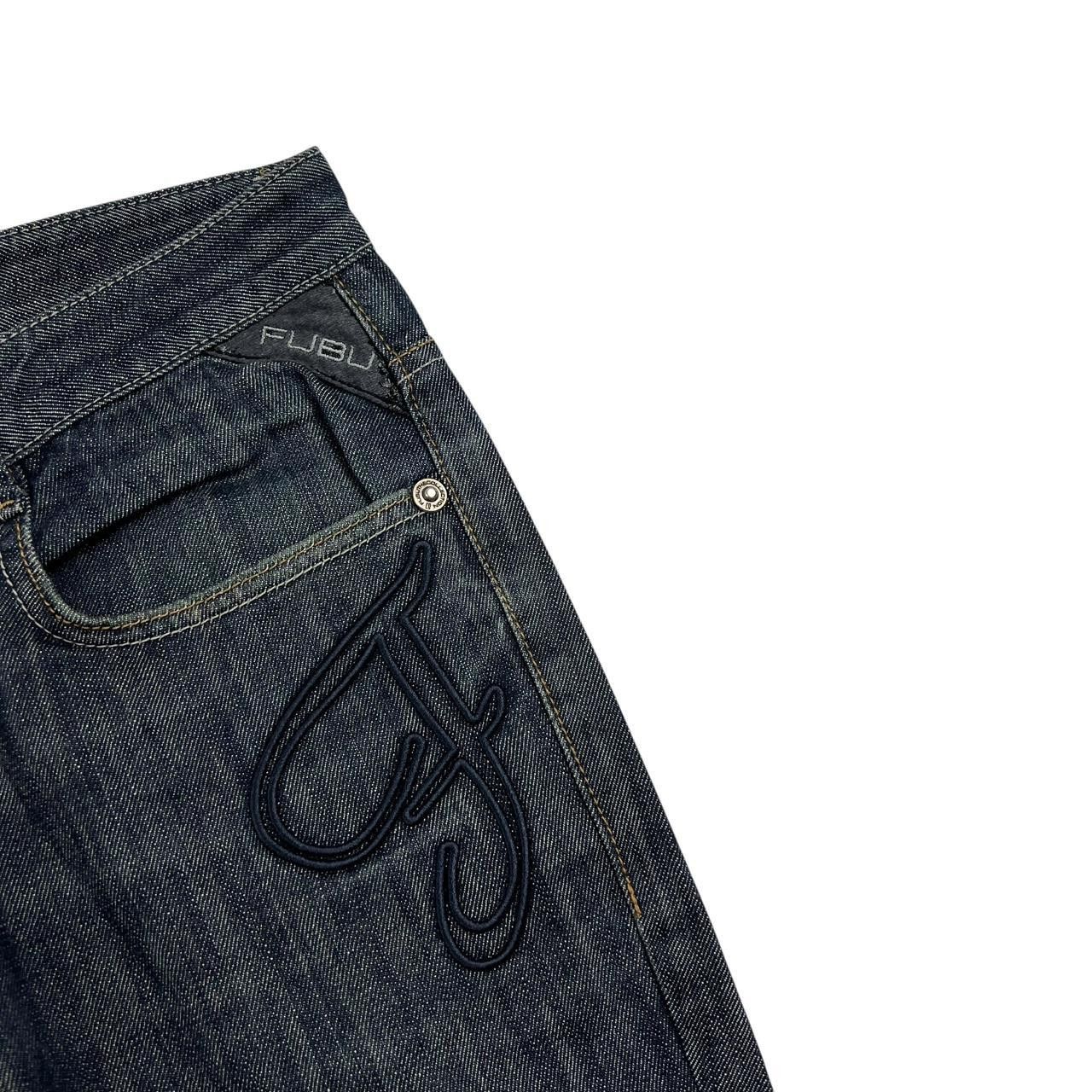 Fubu Vintage Embroidered Fubu 05 Denim Jeans - Waist: 33” Size US 33 - 7 Thumbnail