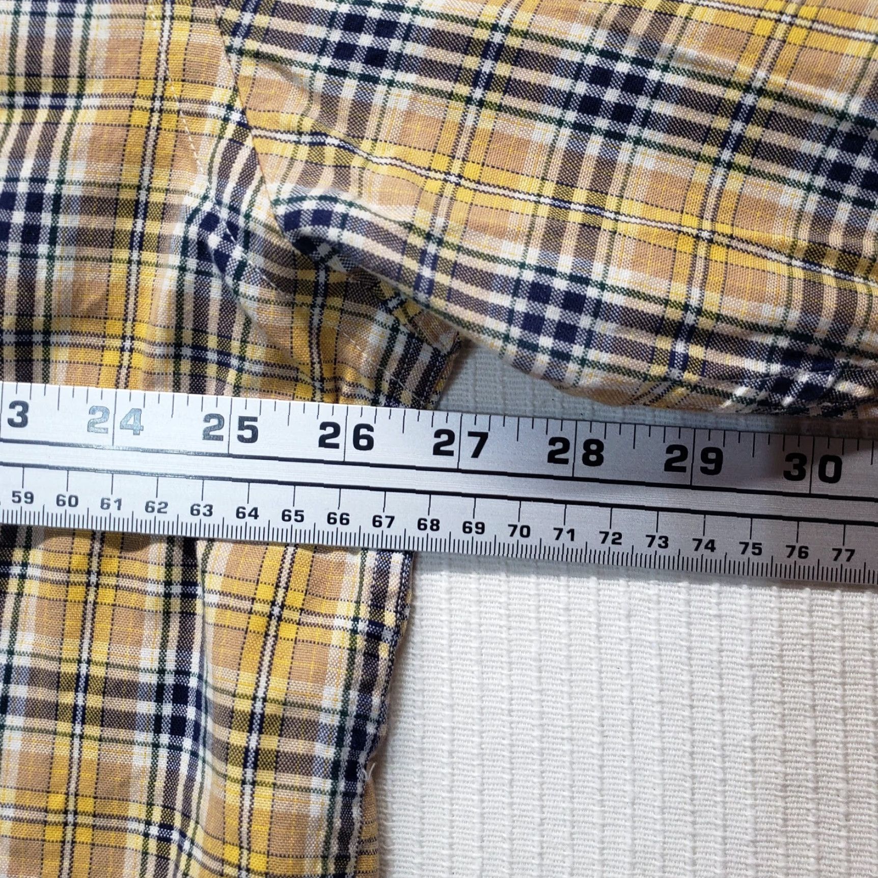 Nautica Nautica Shirt Button-Up Long Sleeve Plaid Yellow 2XL Men’s Cotton Casual Shirt 2XL Mens Color Yellow Size US XXL / EU 58 / 5 - 5 Thumbnail