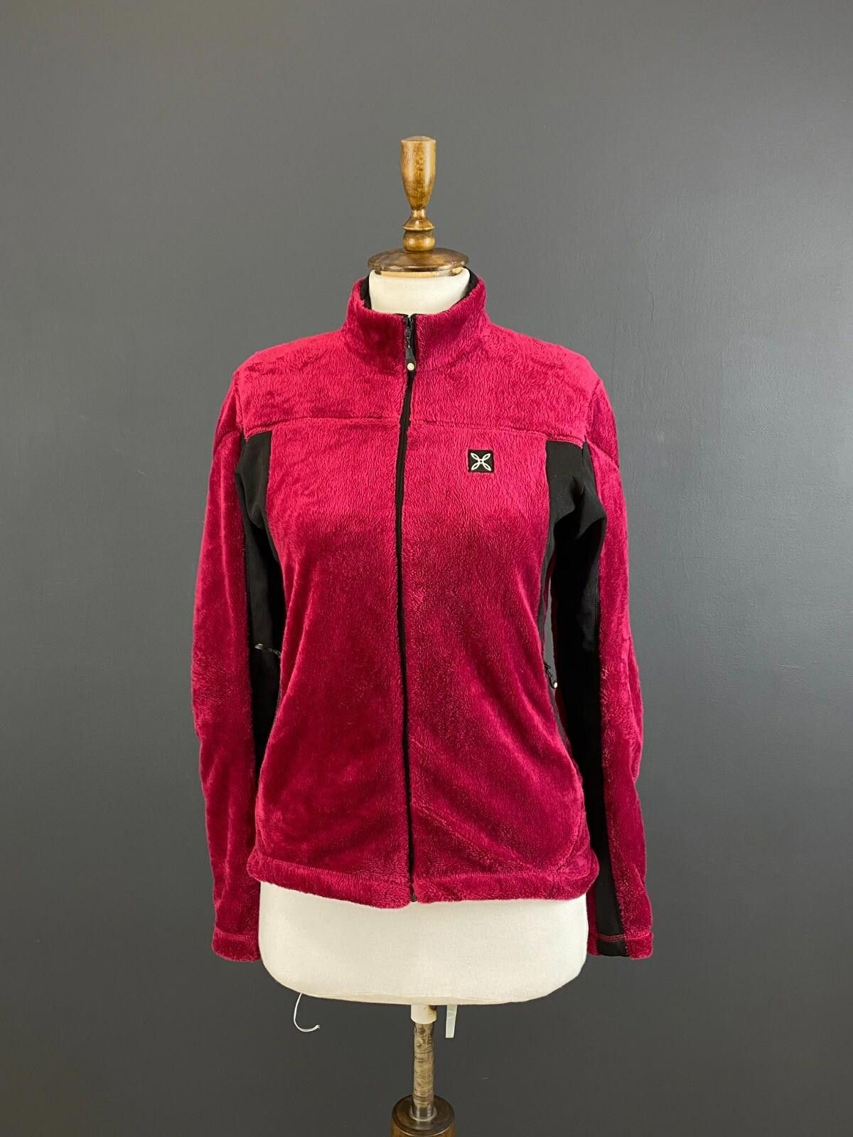 Designer Montura The Ergonomic Equipage Burgundy Fleece Jacket Size M Size M / US 6-8 / IT 42-44 - 1 Thumbnail