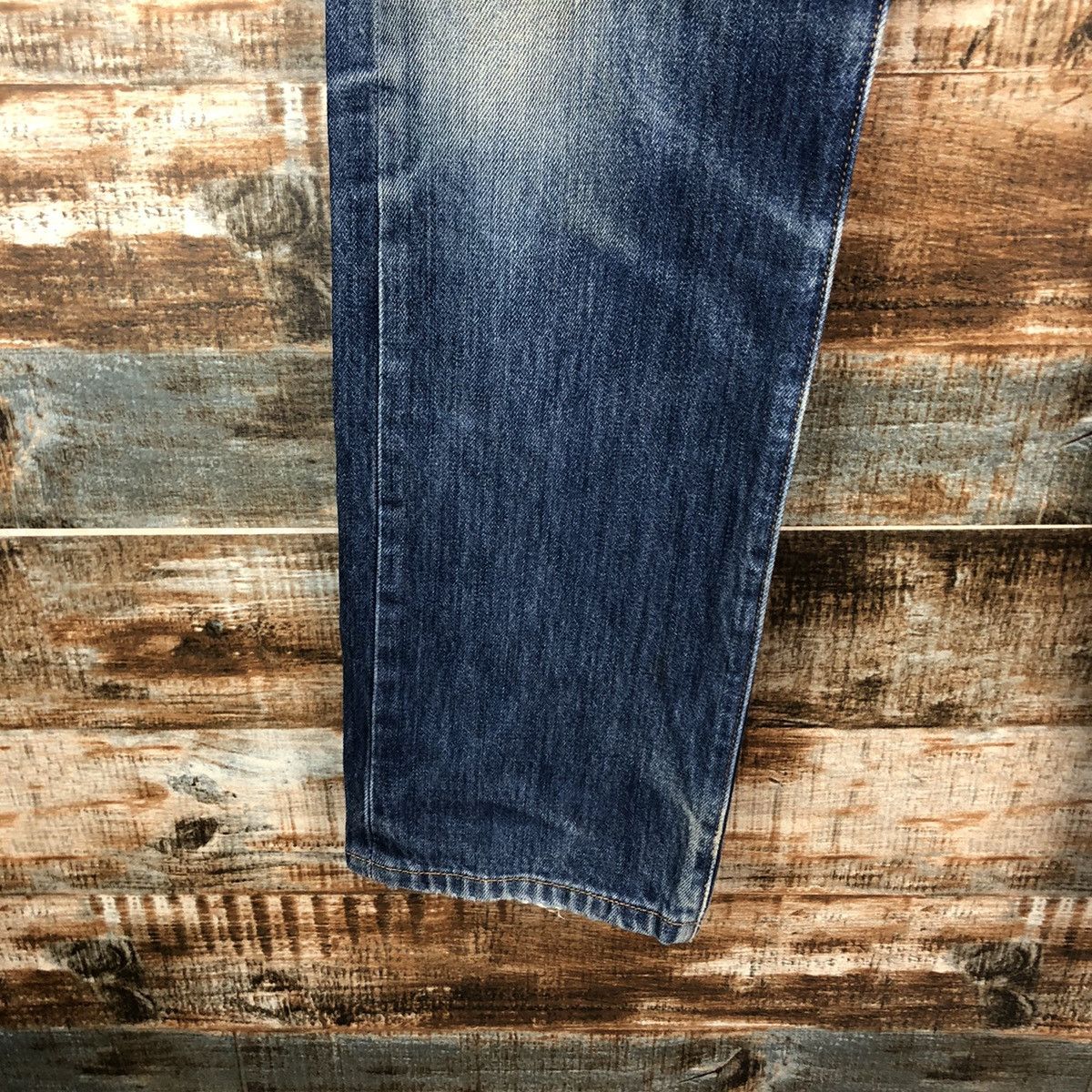 Levi's 501 Levis Blue Distressed ripped Denim Pants #A1443 Size US 30 / EU 46 - 10 Thumbnail