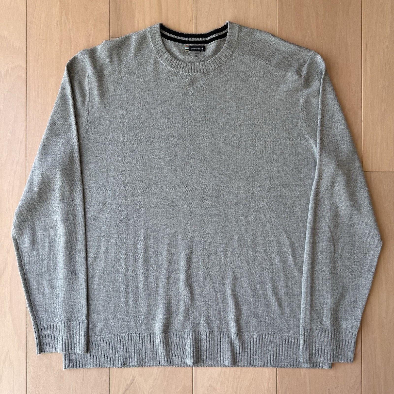Smartwool Smartwool Sweater XL Gray Knit Polyester Wool Blend Size US XL / EU 56 / 4 - 2 Thumbnail