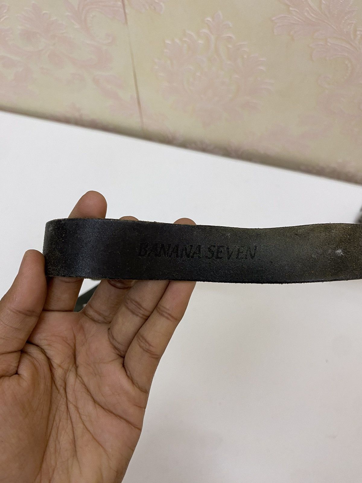Japanese Brand Banana Seven Leather Buckle Belt Size ONE SIZE - 5 Thumbnail