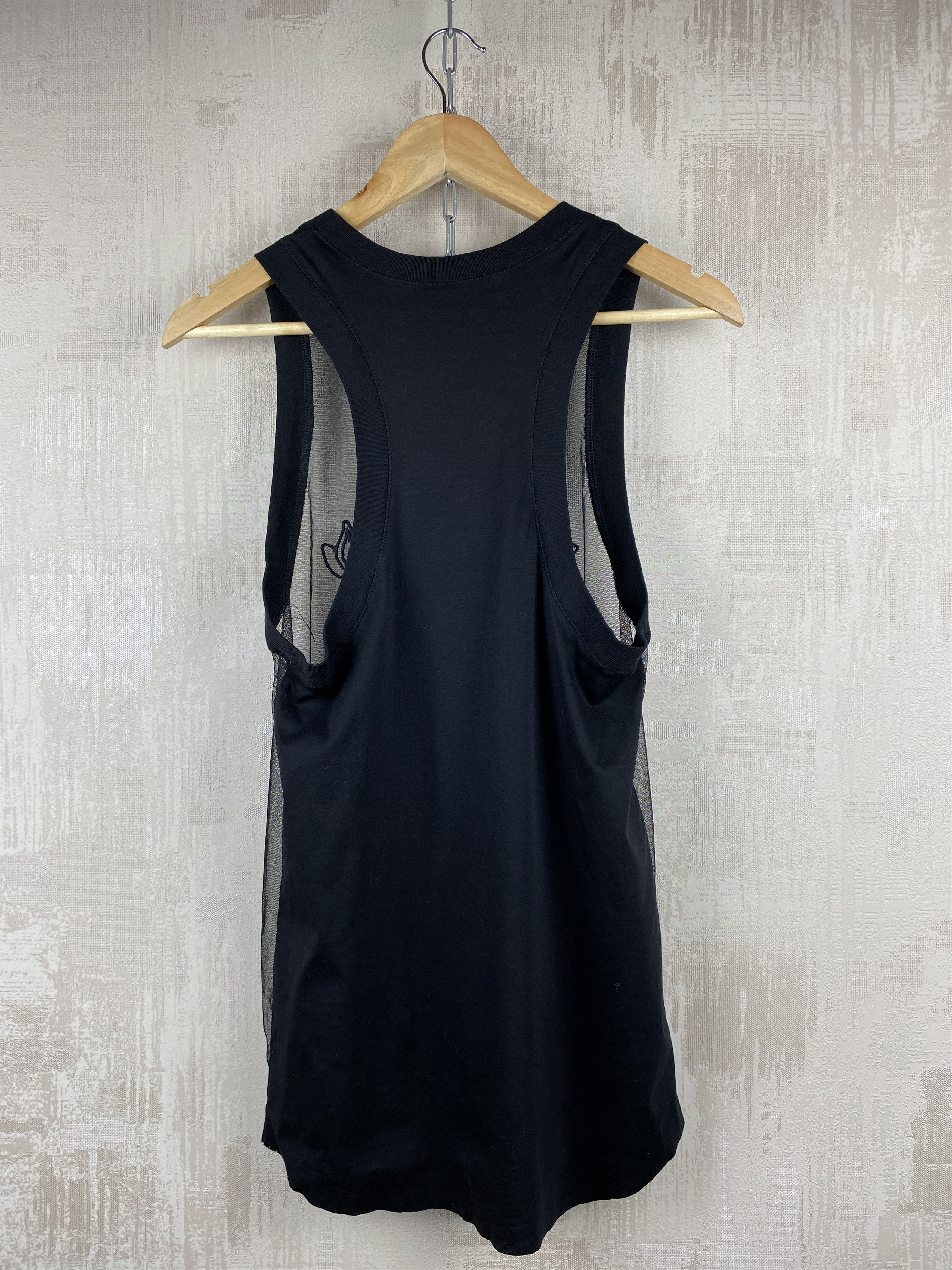 Diesel Diesel Black Mesh Front Sleeveless Top Tunic Size M Size M / US 6-8 / IT 42-44 - 6 Thumbnail