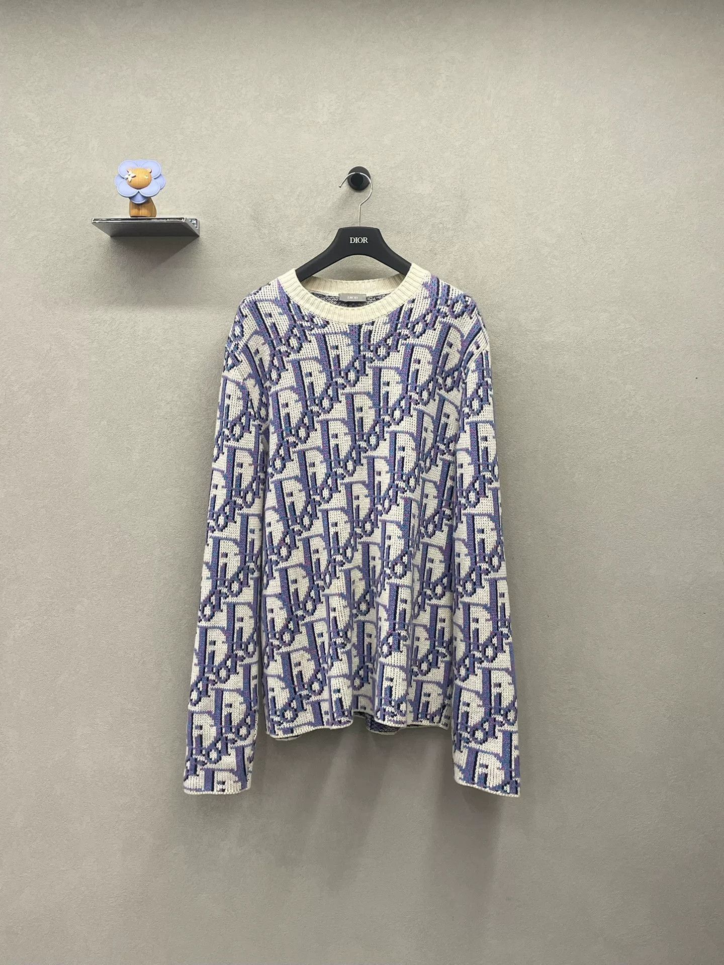 Dior Dior Blue Purple Logo Sweater Size XS / US 0-2 / IT 36-38 - 1 Thumbnail