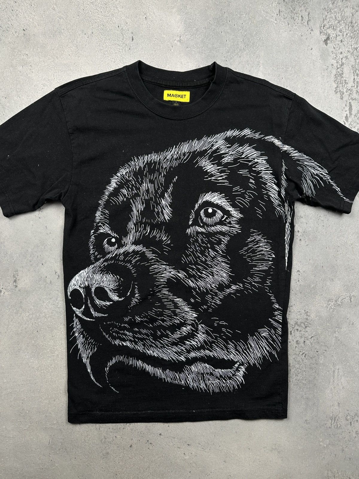 Market Market Good Boy Security Dog Graphic T Shirt Streetwear Y2K Size US S / EU 44-46 / 1 - 3 Thumbnail
