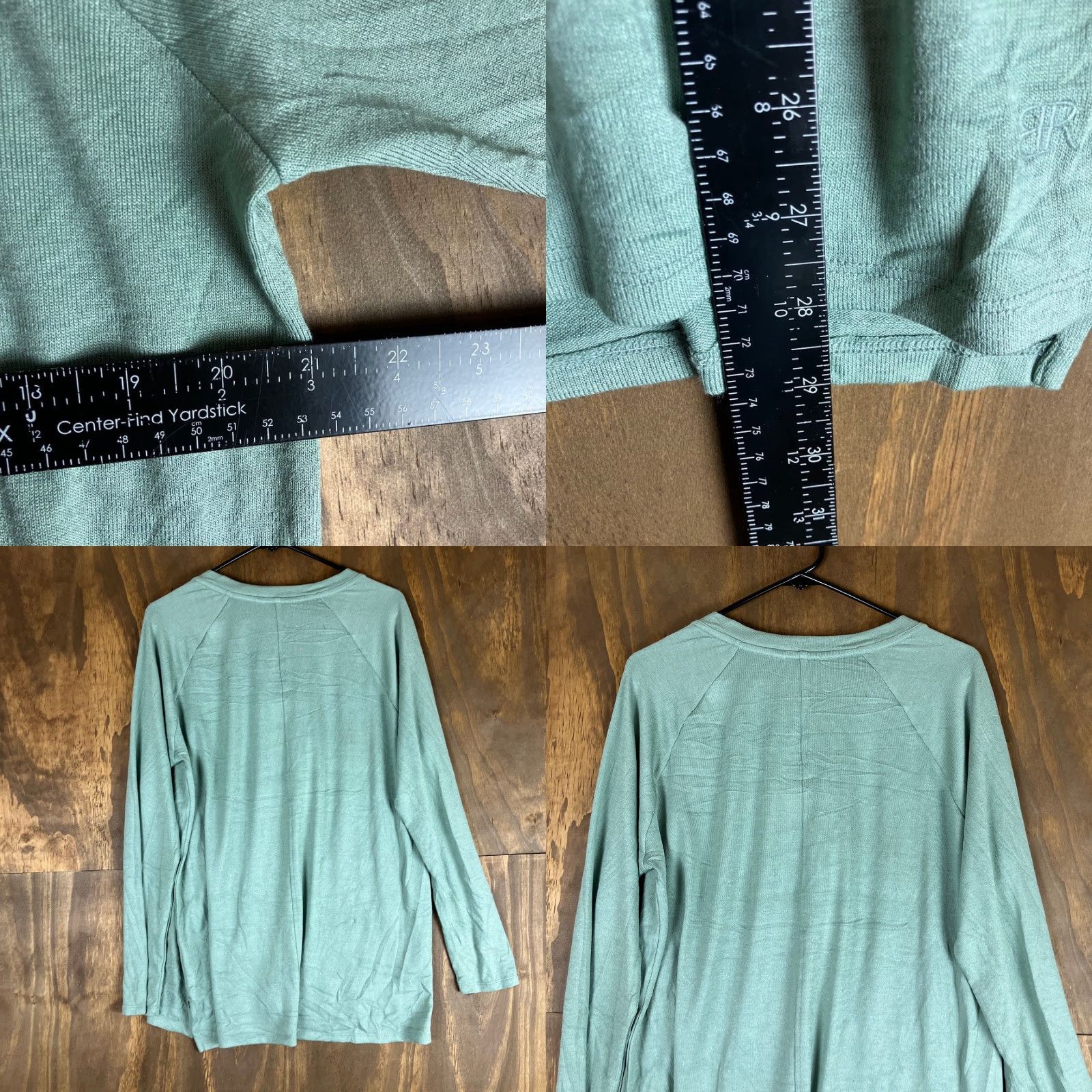 Banana Republic Banana Republic Sweater Womens V Neck Mint Green Pullover Tunic Oversized Stretch Large Knit Smooth Casual Workwear Modern Normcore Size L / US 10 / IT 46 - 8 Thumbnail