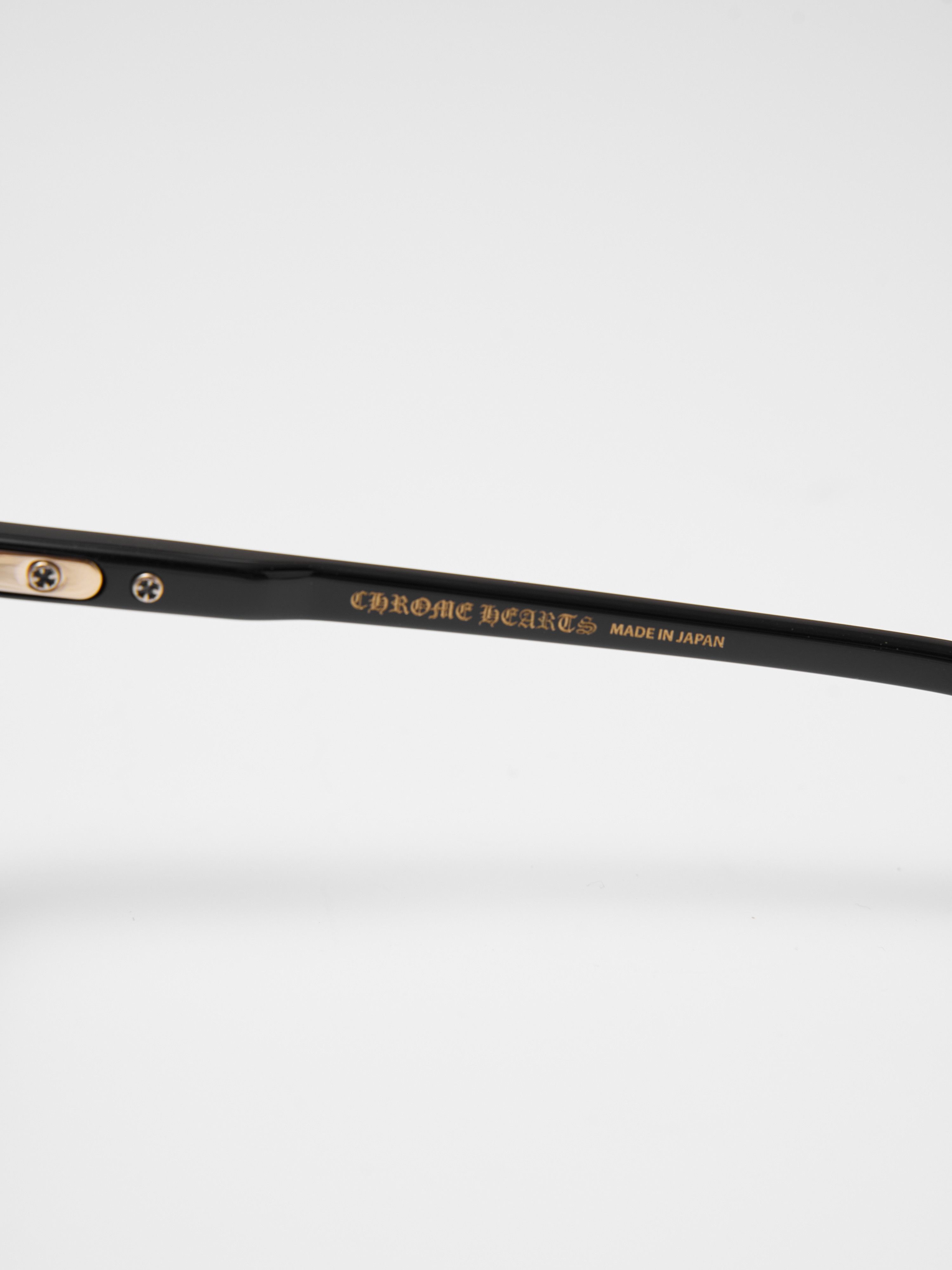 Chrome Hearts CHROME HEARTS BLAZIN MATTE BLACK/GOLD PLATED Size ONE SIZE - 10 Thumbnail