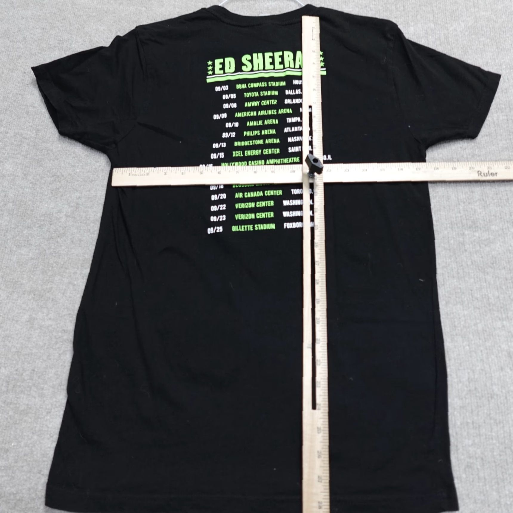 Doublet VINTAGE Ed Sheeran Womens Shirt M Black Double-Sided Tour 2014 Mens? Size M / US 6-8 / IT 42-44 - 4 Thumbnail