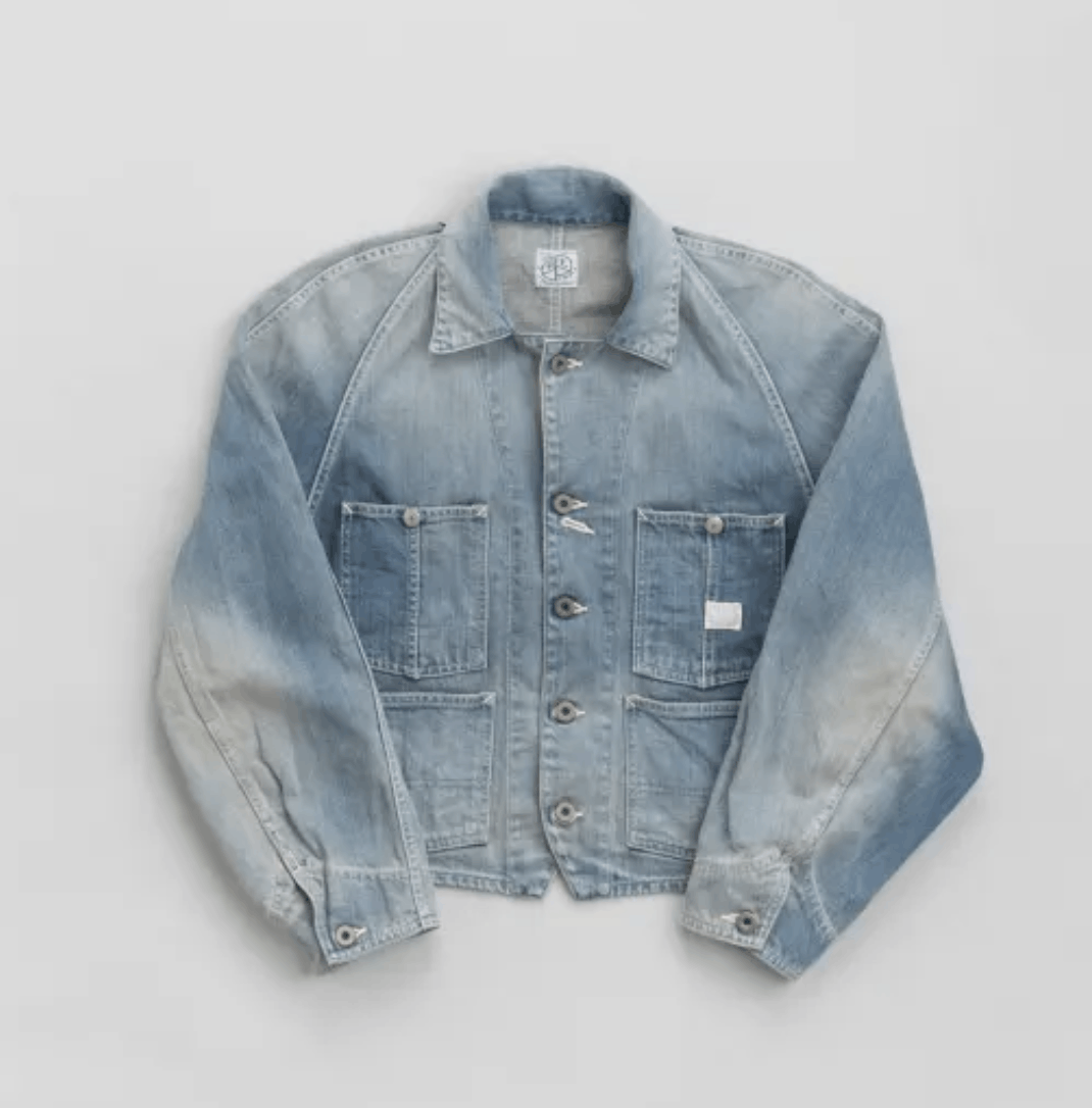 Kapital kapital 12oz Denim Cropped WINDAY Chair Jacket Size US XL / EU 56 / 4 - 1 Thumbnail