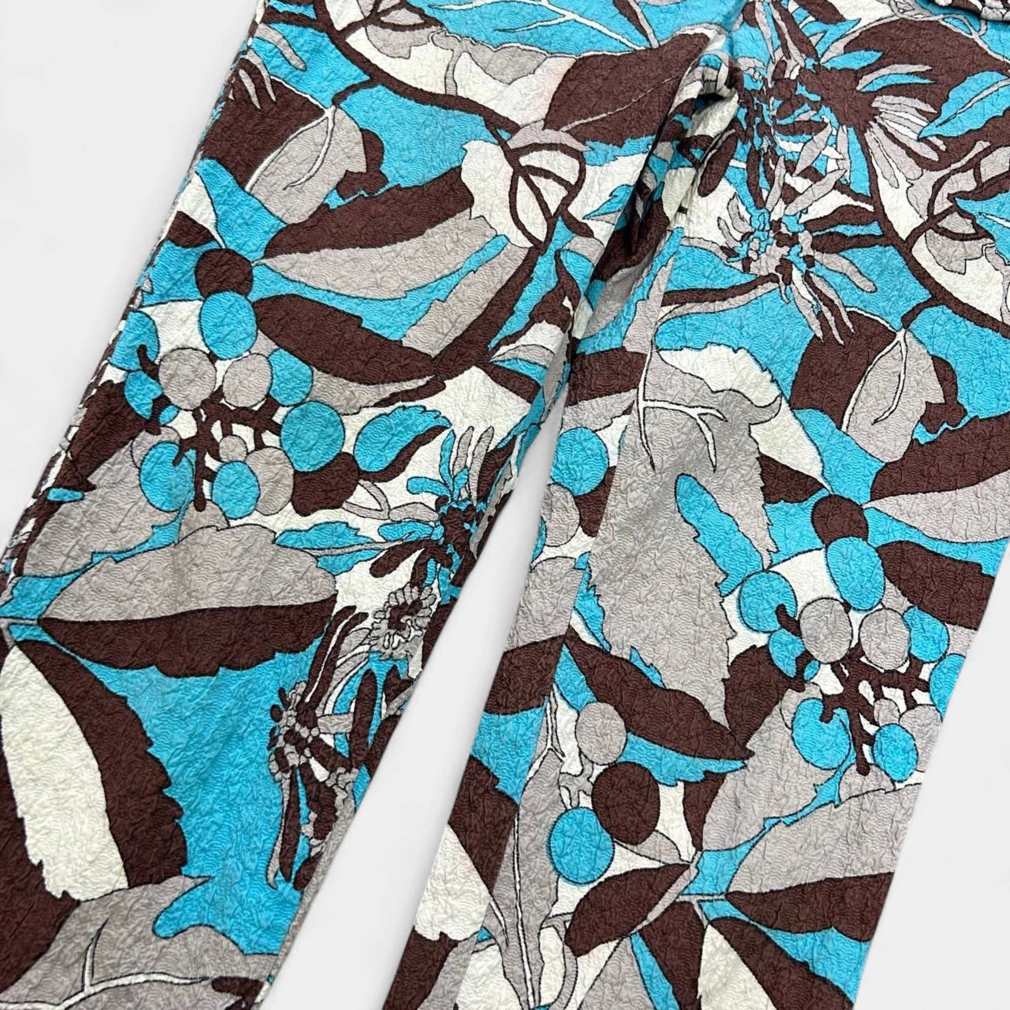 Dolce & Gabbana Dolce & Gabbana 2000's Floral Jacquard Capri Shorts Size XS / US 0-2 / IT 36-38 - 3 Thumbnail
